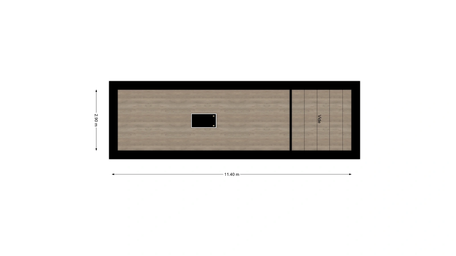 Plattegrond vrijstaande woning zolder met vlizotrap
