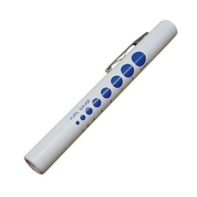 Disposable Pen Light Torch with Pupil Gauge