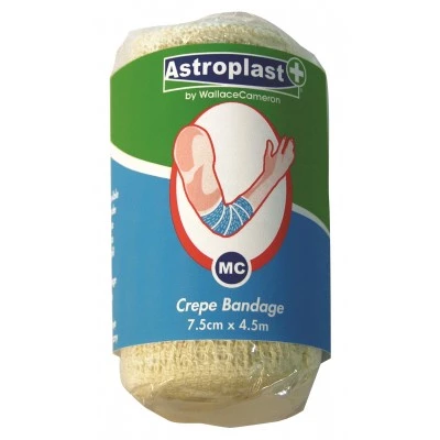 Astroplast Crepe Bandage 7.5cm x 4.5m, Case of 600