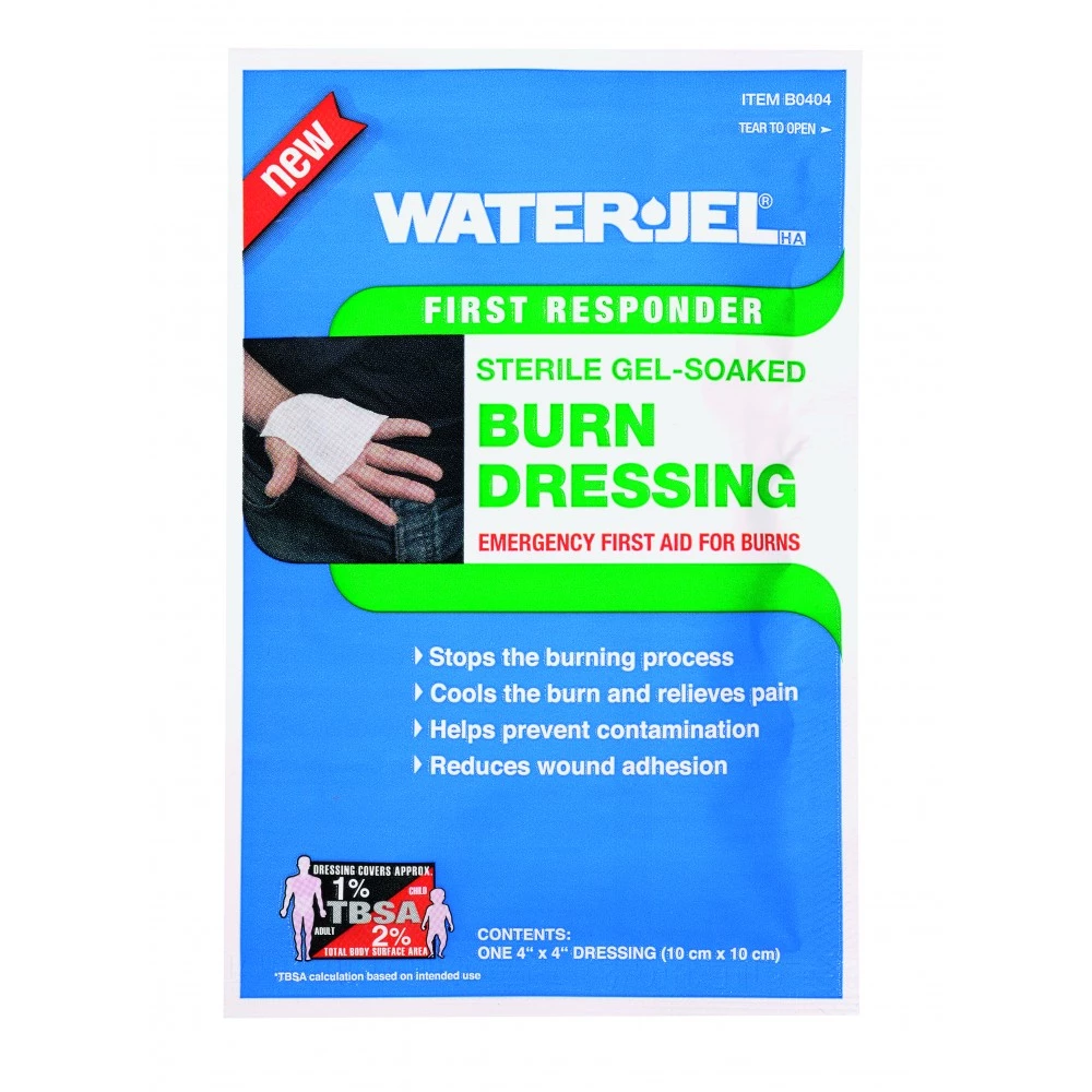 Water-Jel Sterile Burn Dressing 4" x 4" (10cm x 10cm)