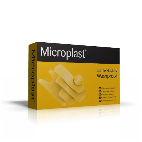 Microplast Washproof Plasters Spot (100) Box, Case of 50