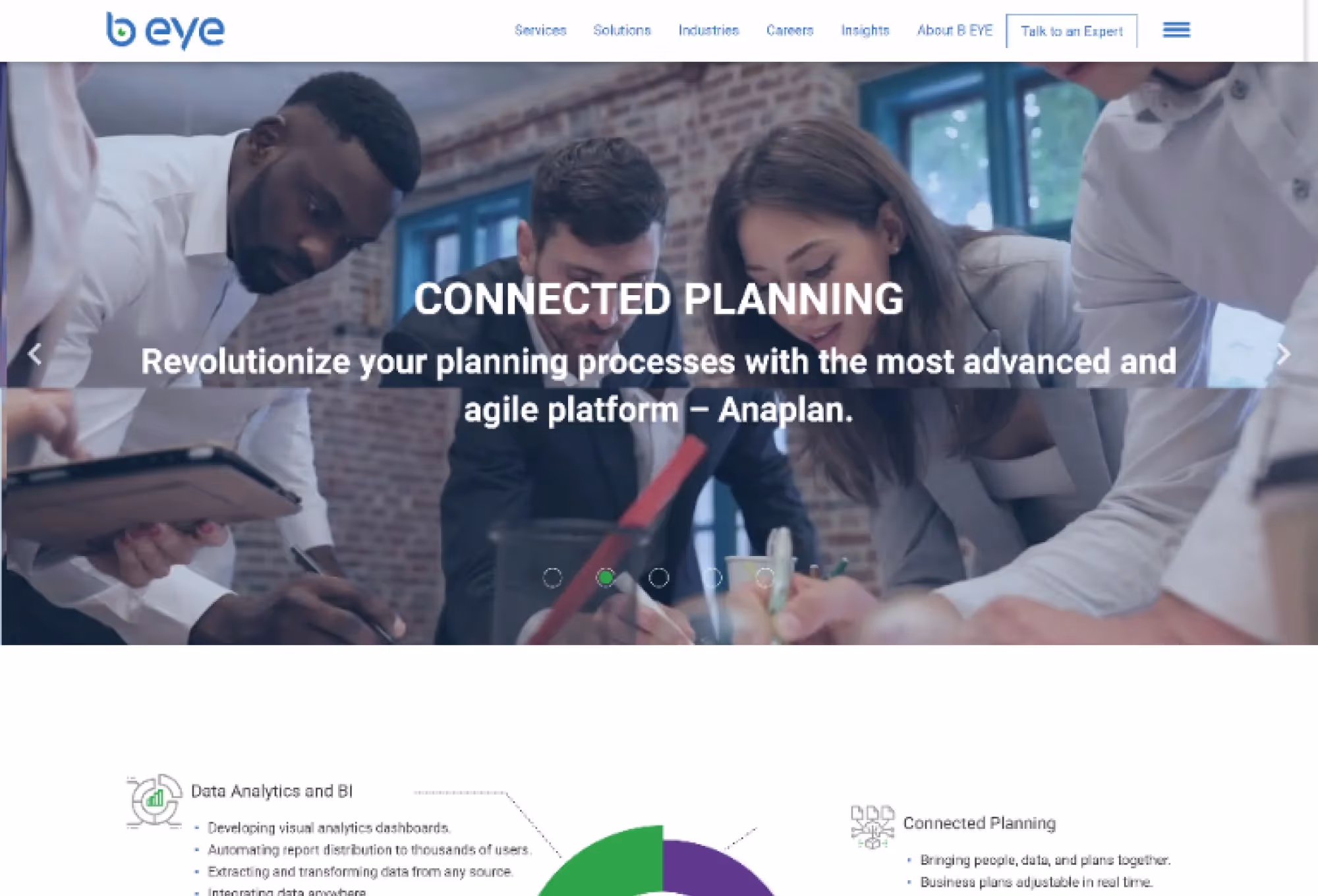 Image of the Website Before Redesign