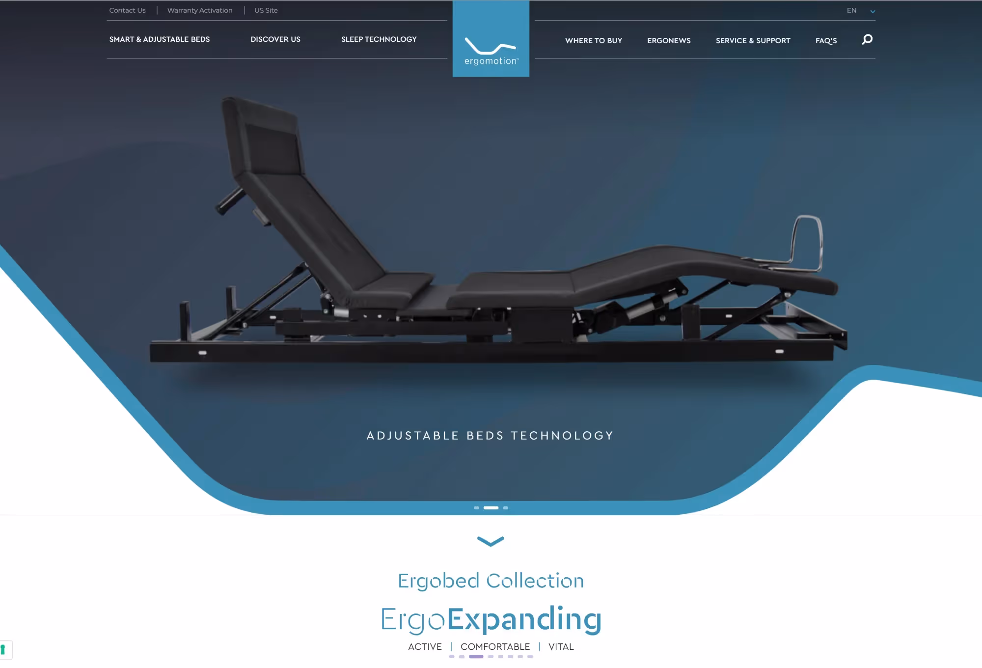 Image of the Website Before Redesign