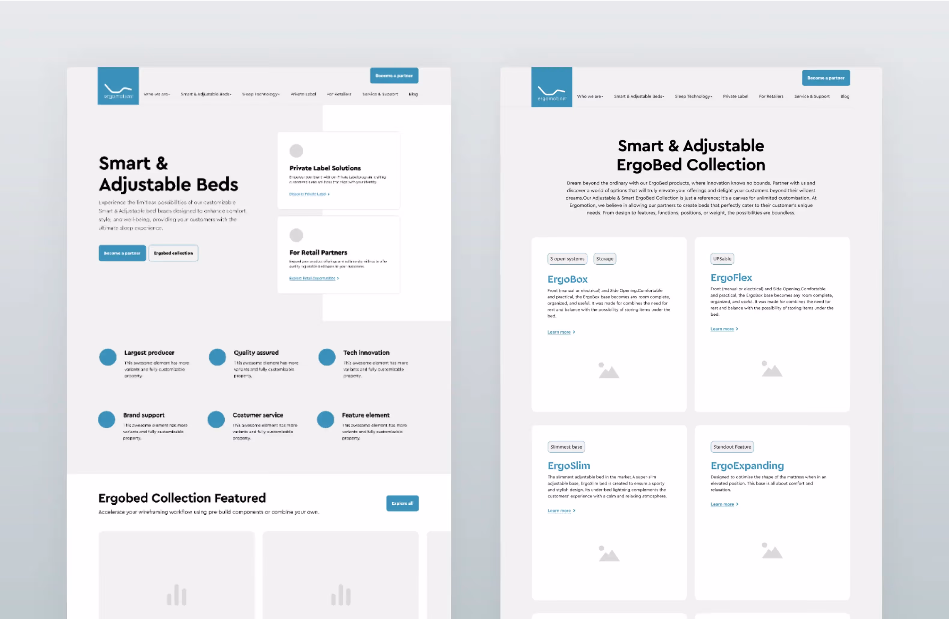portfolio website wireframe