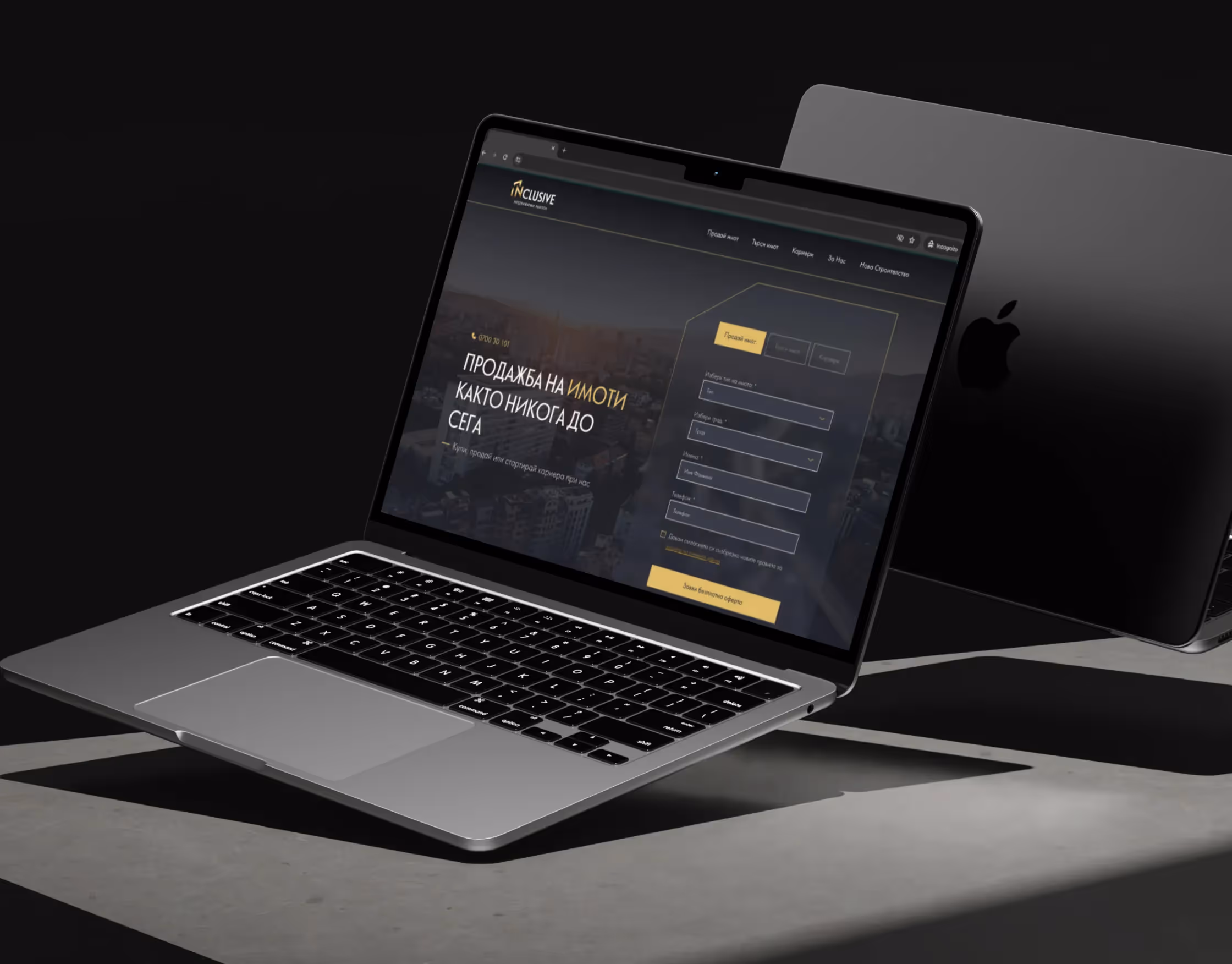 Inclusive website overview on desktop and mobile