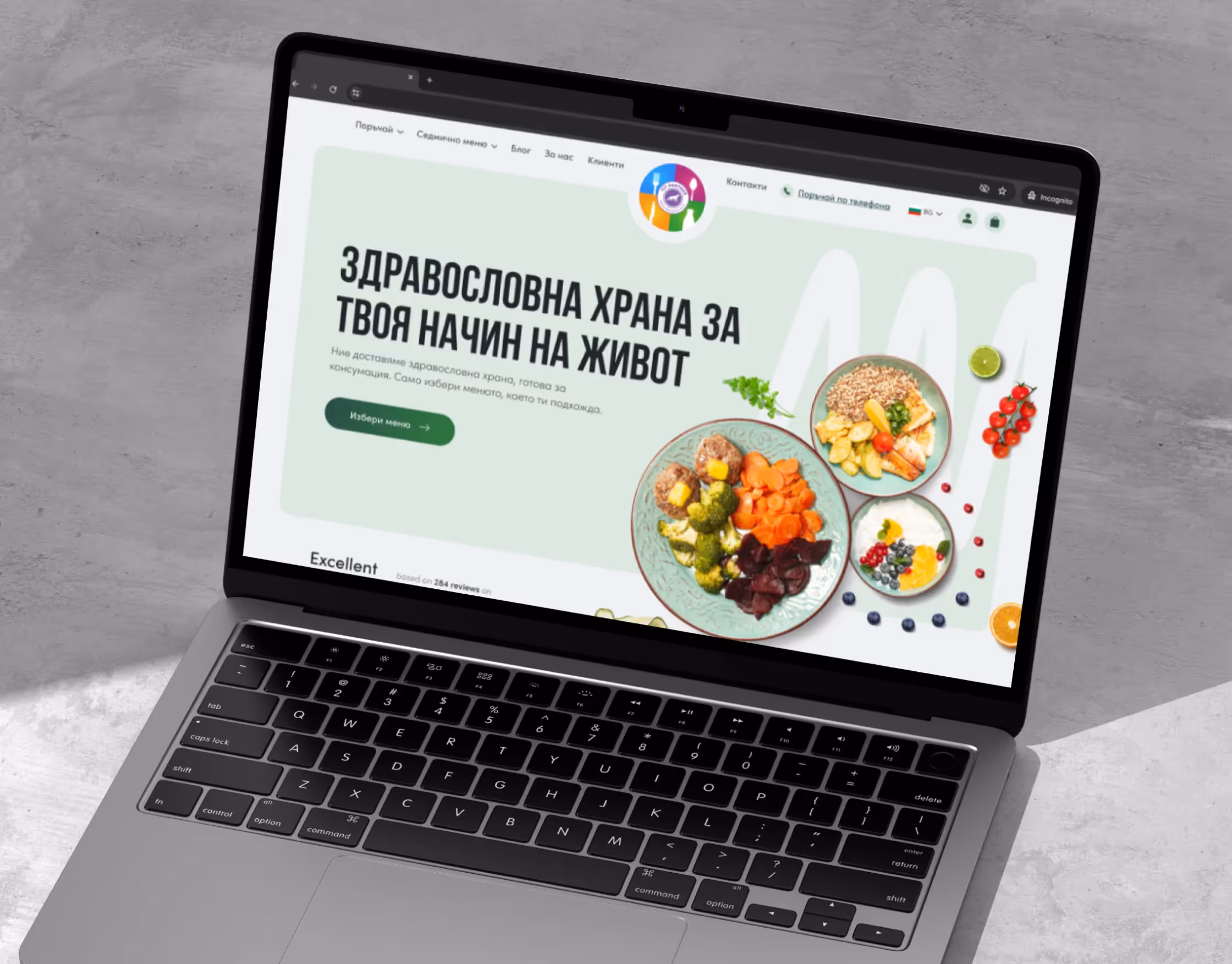 Screenshot of Fit Panther's website on desktop and on mobile