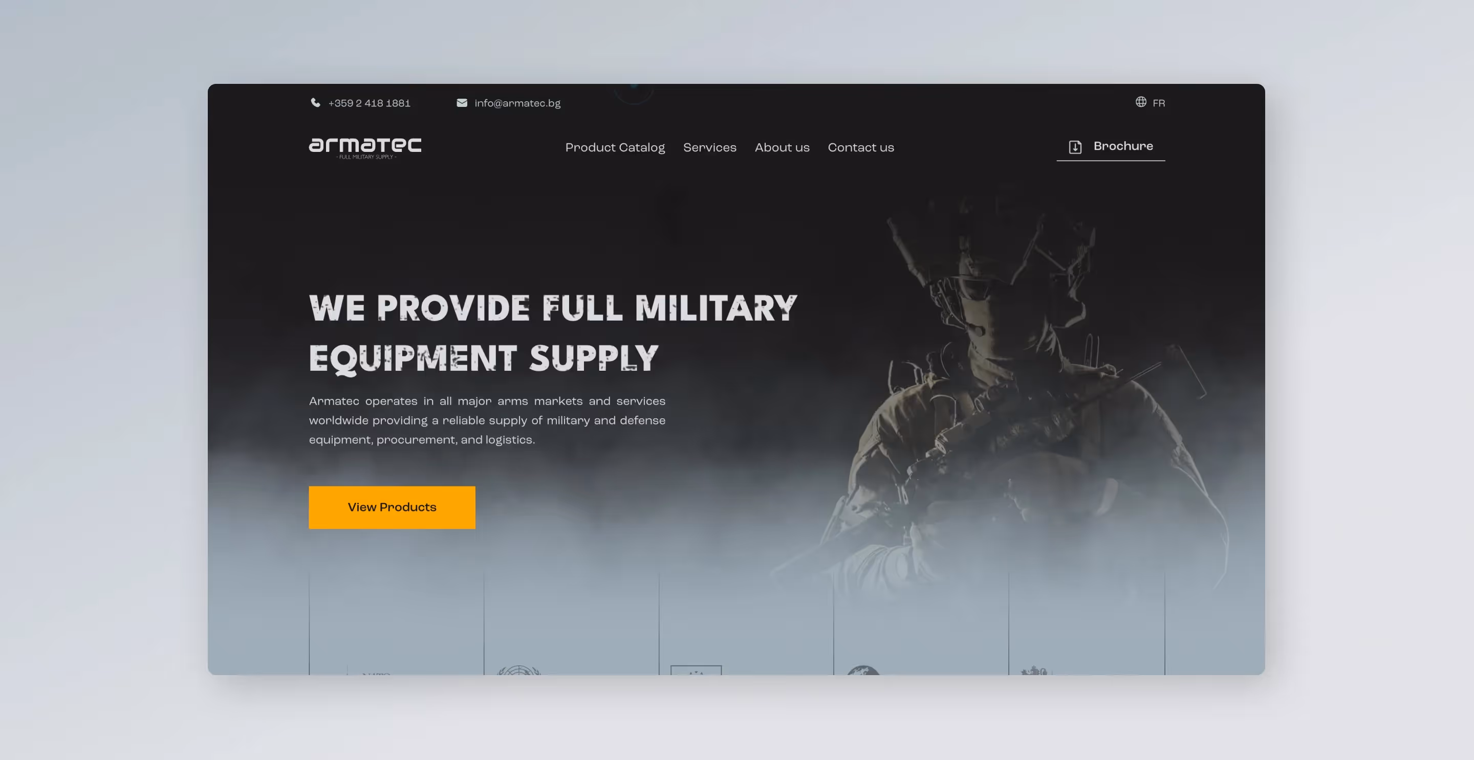 Armatec hero screenshot