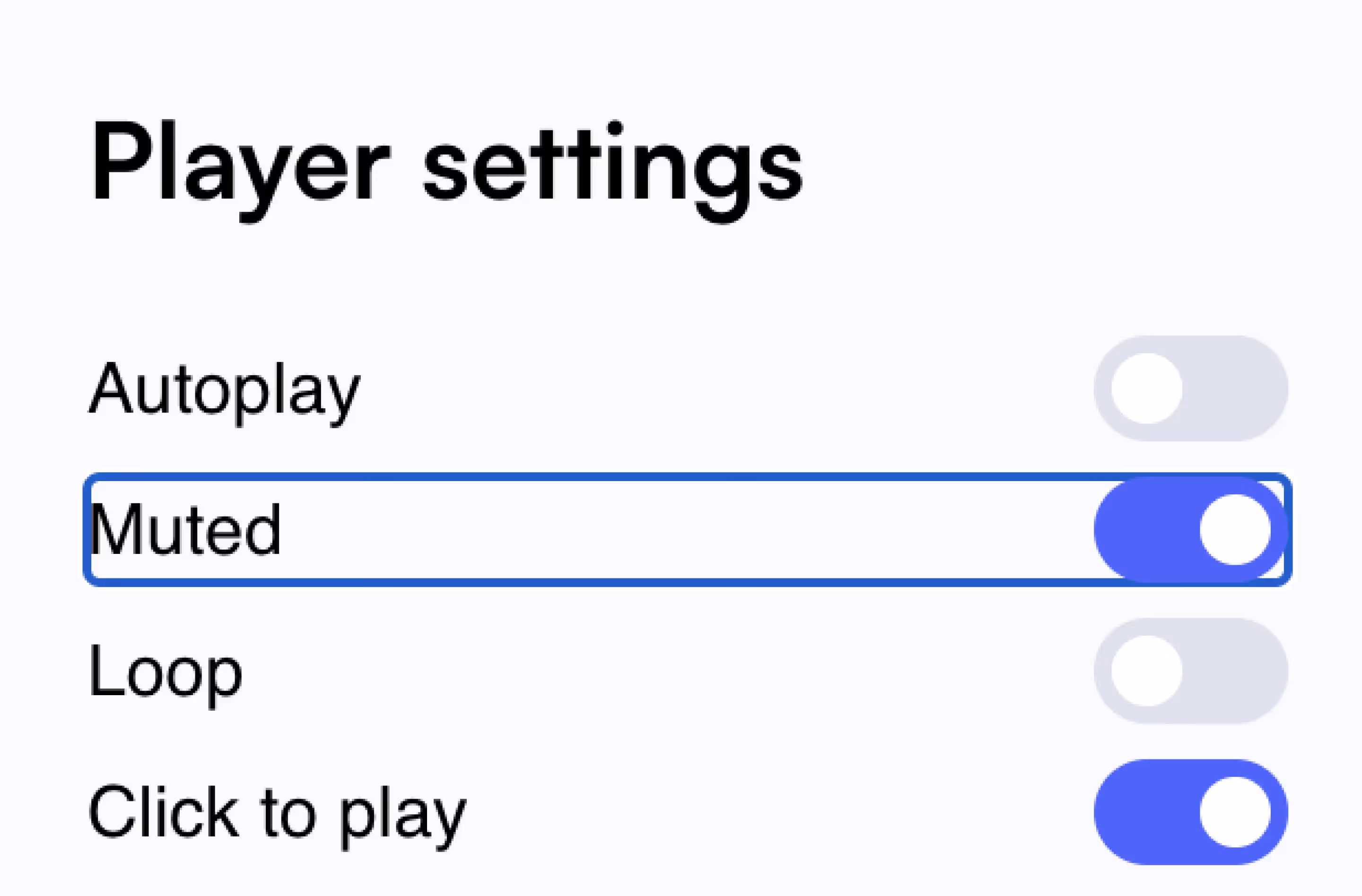 screenshot of vidzflow settings