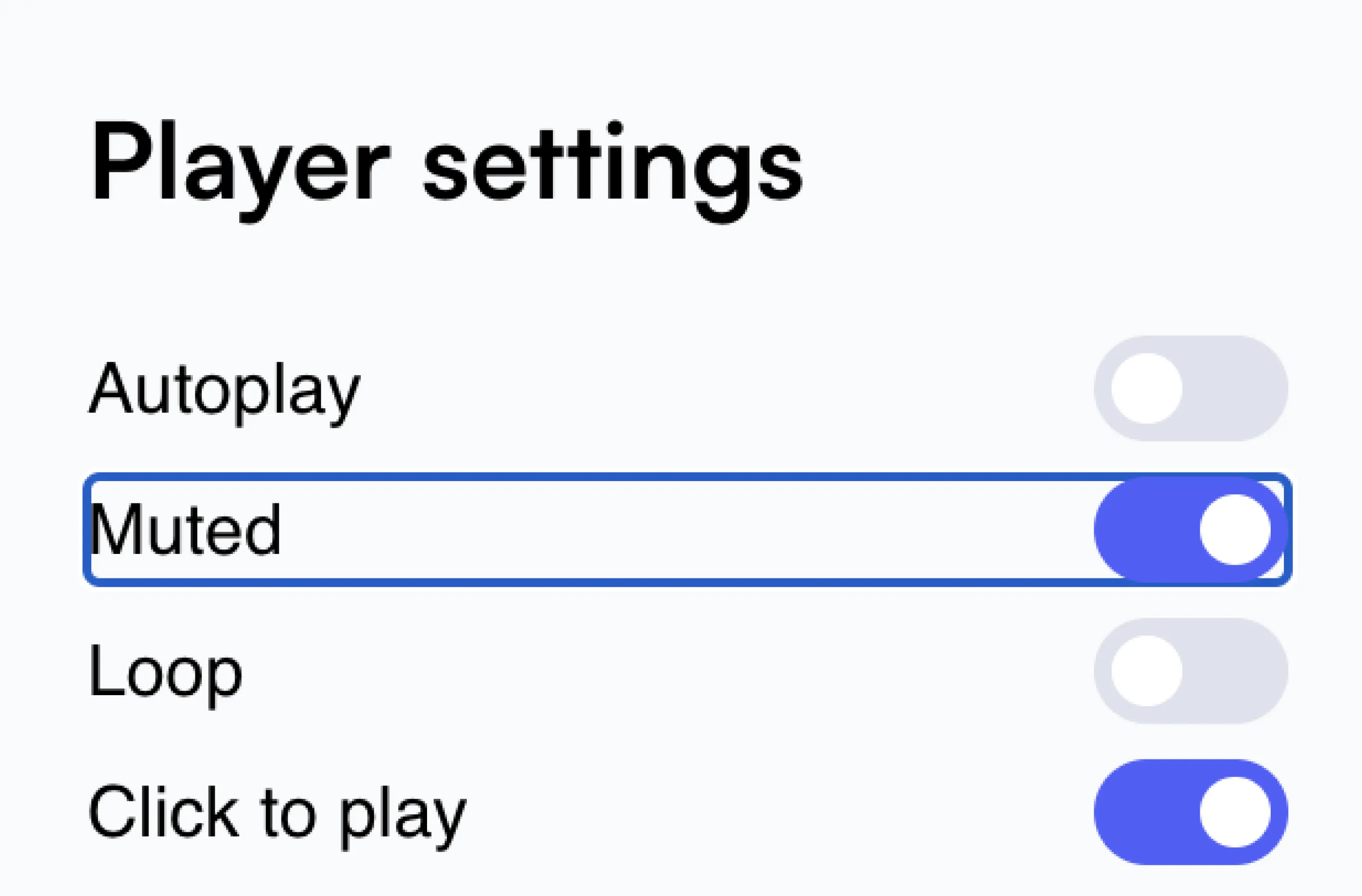 screenshot of vidzflow settings