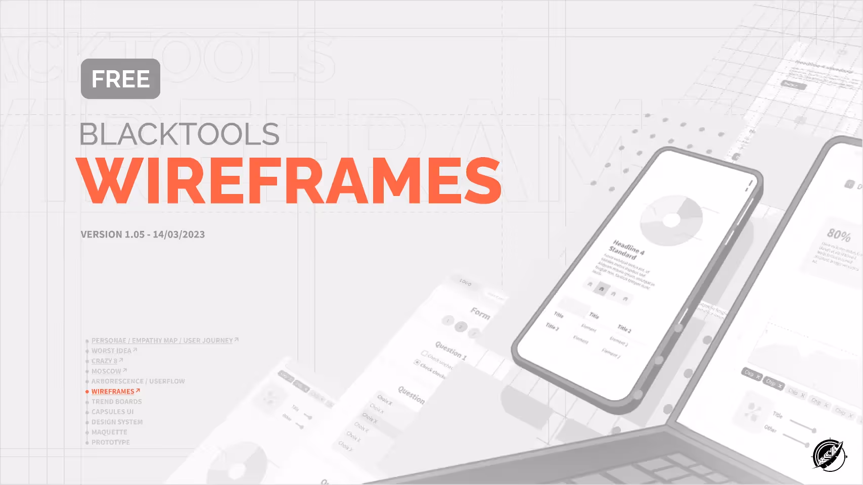 screenshot of black tools