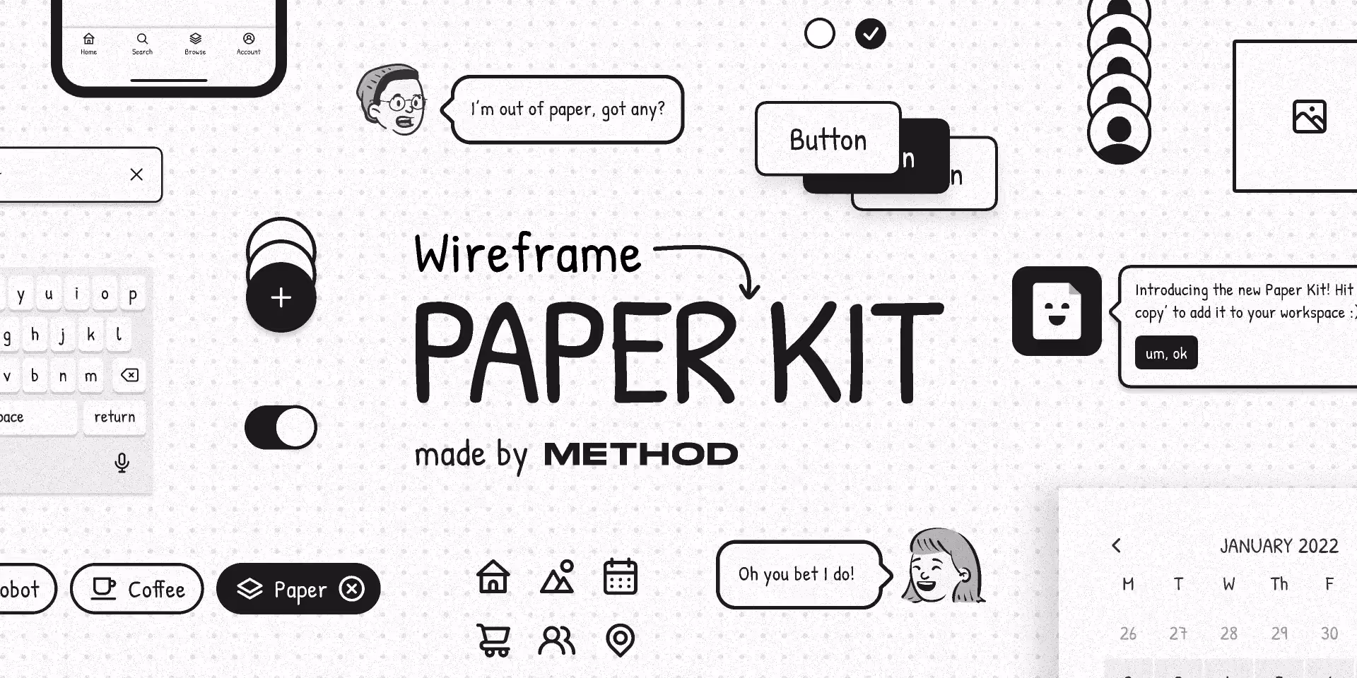 screenshot of paper kit