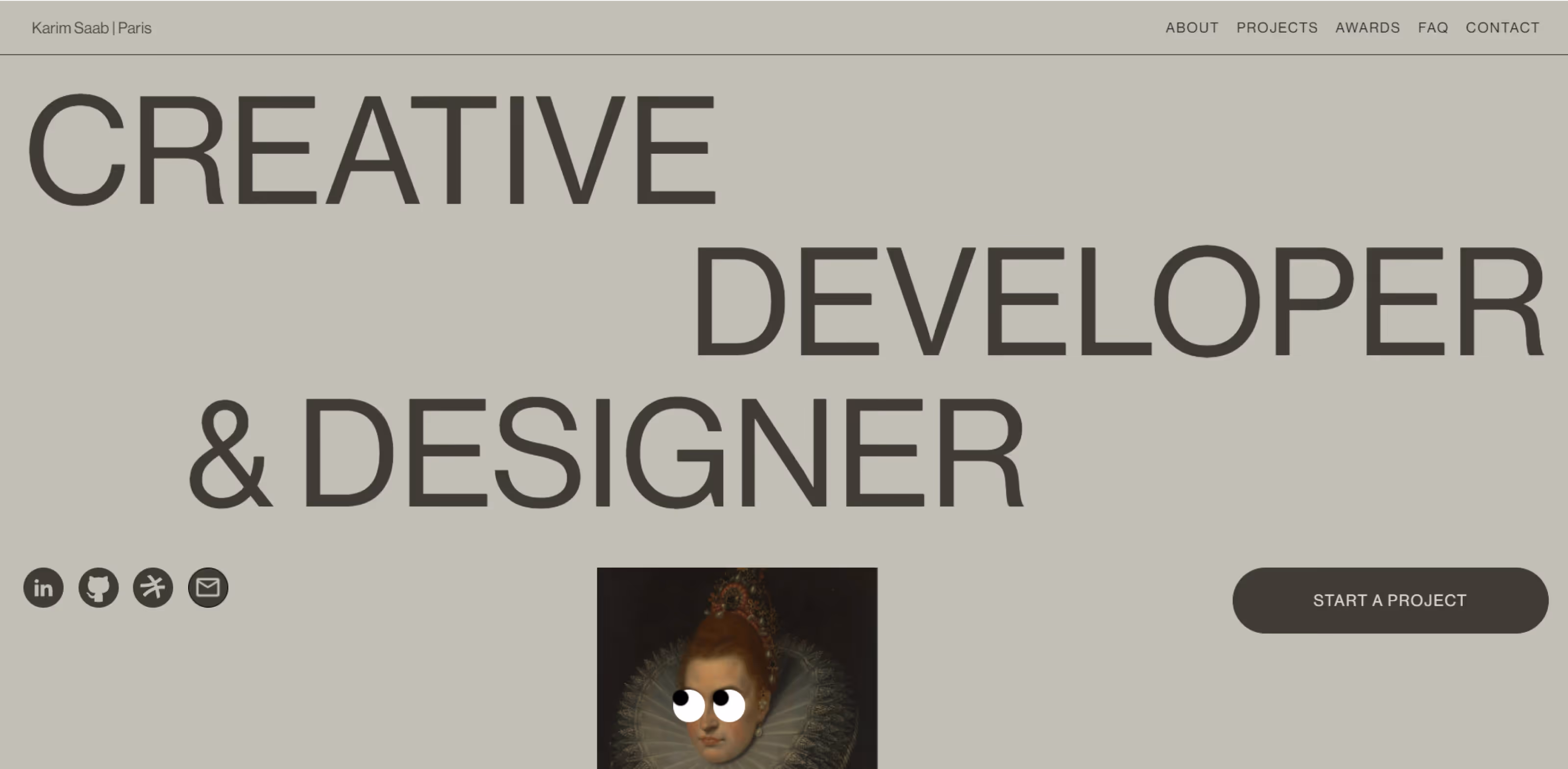 Webflow Website Example Screenshot- Karim Saab