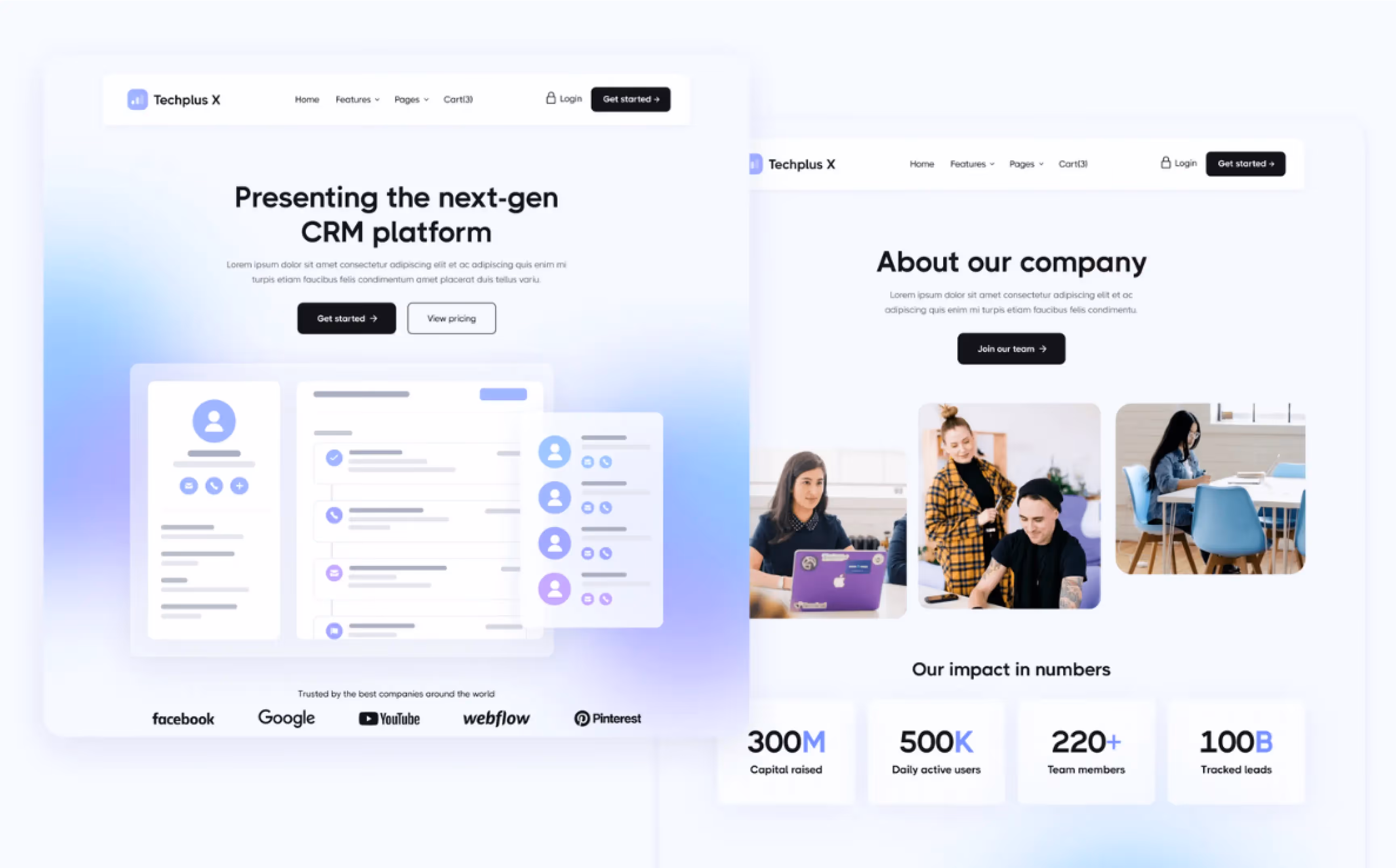 Techplus X Webflow Template