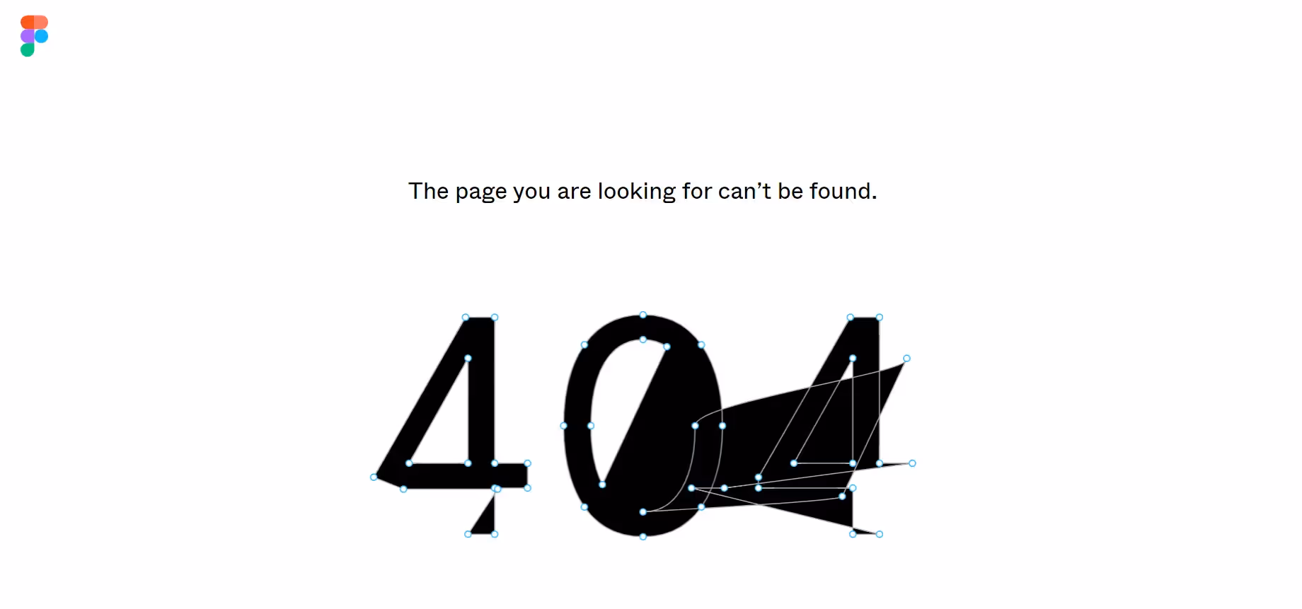 screenshot of figma 404 page