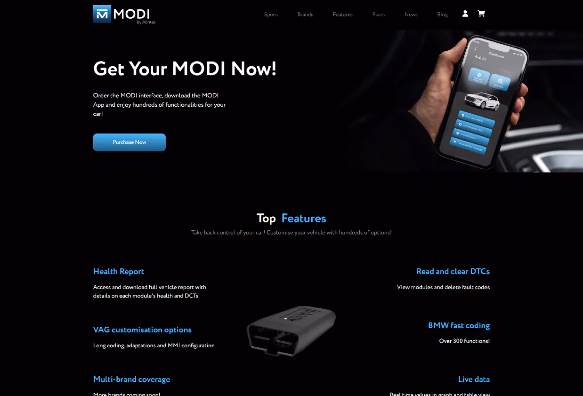 Image of the Website Before Redesign