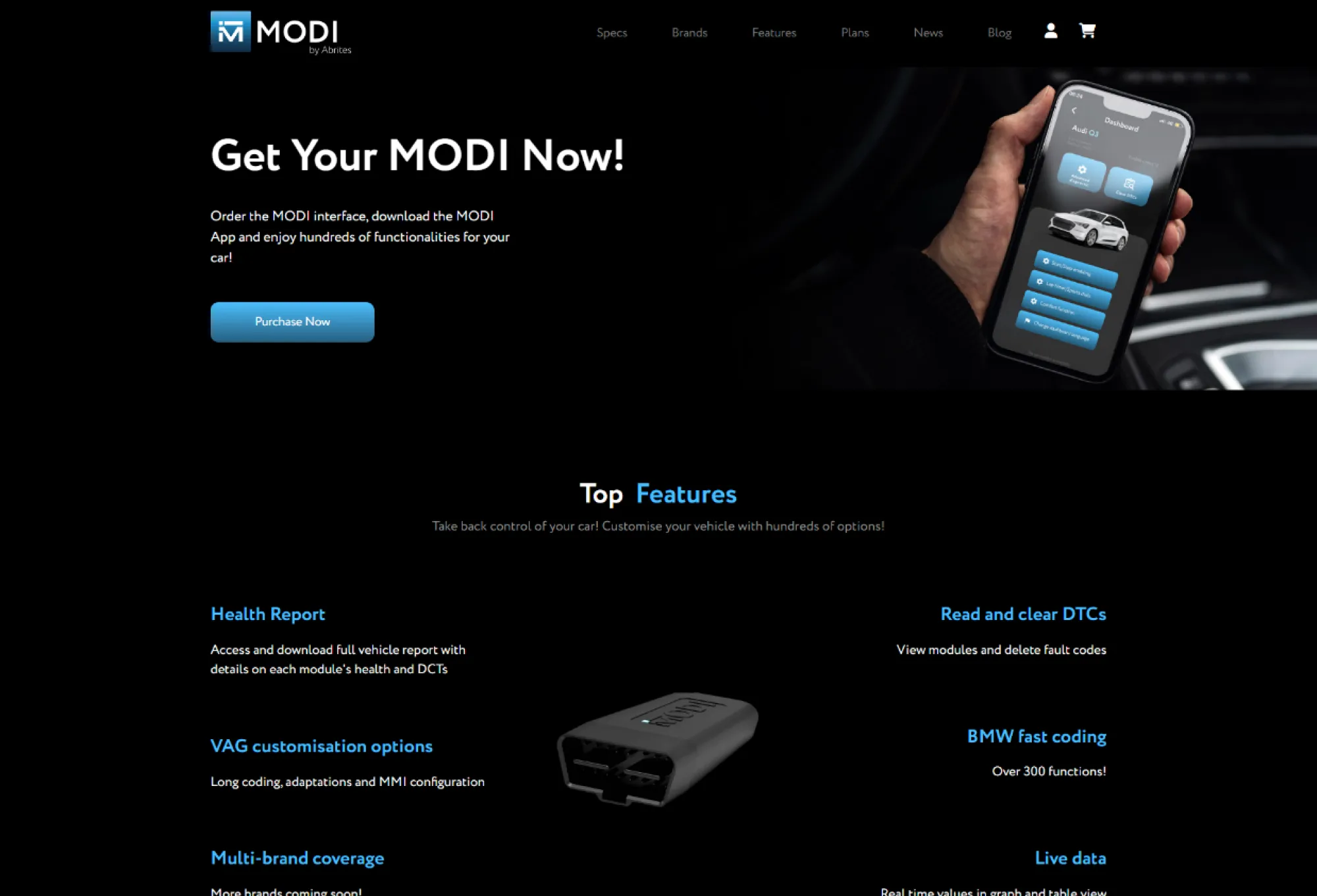 Image of the Website Before Redesign