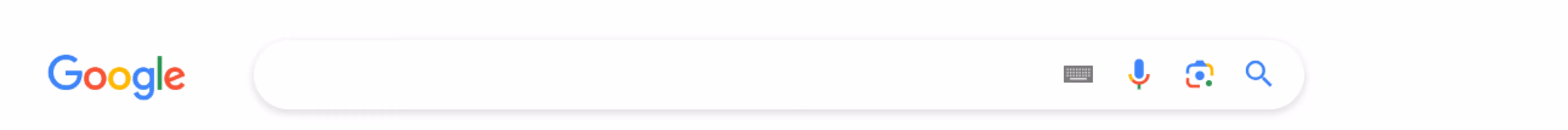 Screenshot of Google's Search Bar