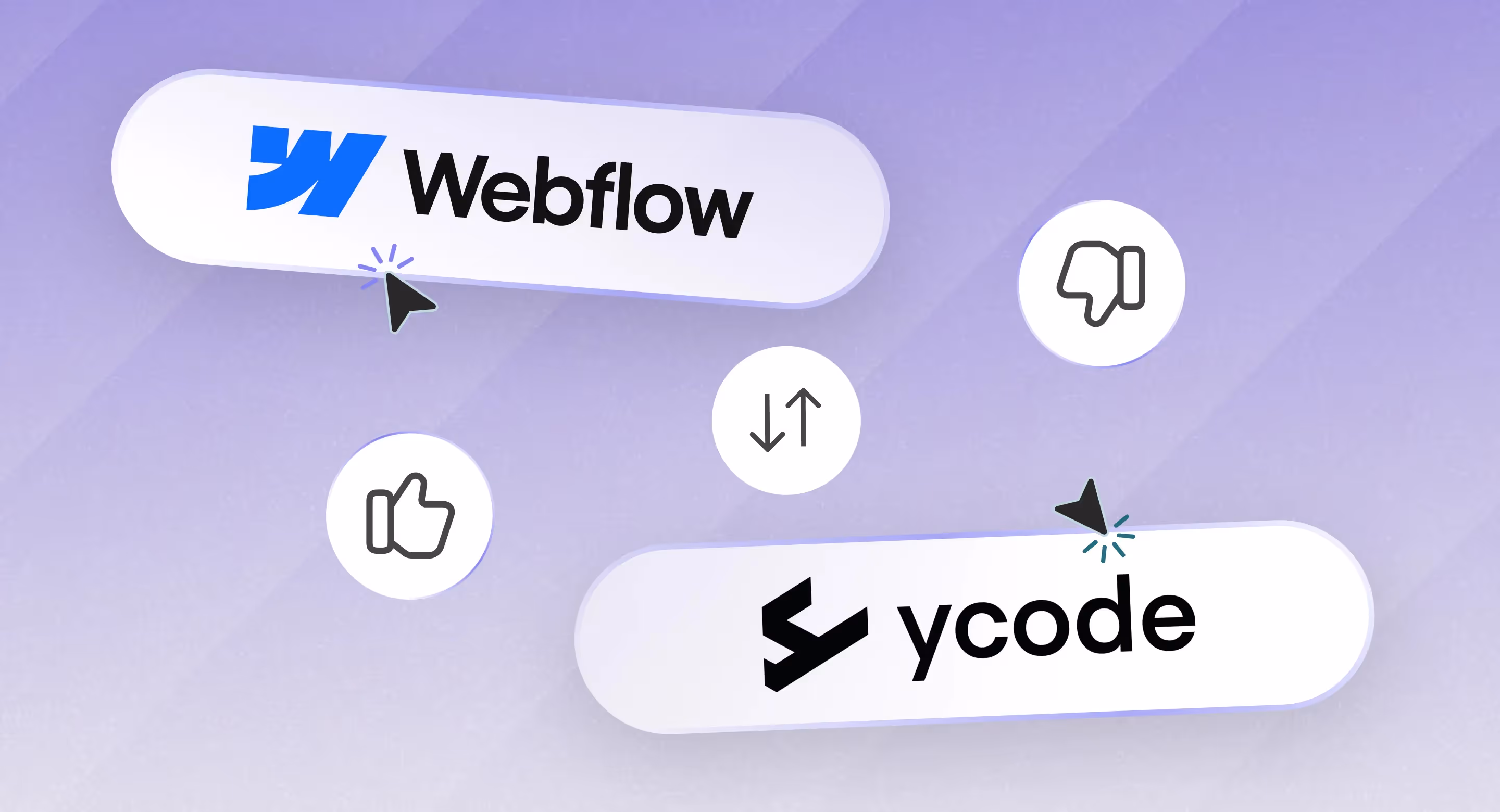 Webflow vs Ycode custom banner