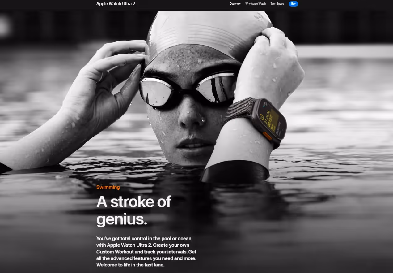 Best product page designs - Apple 