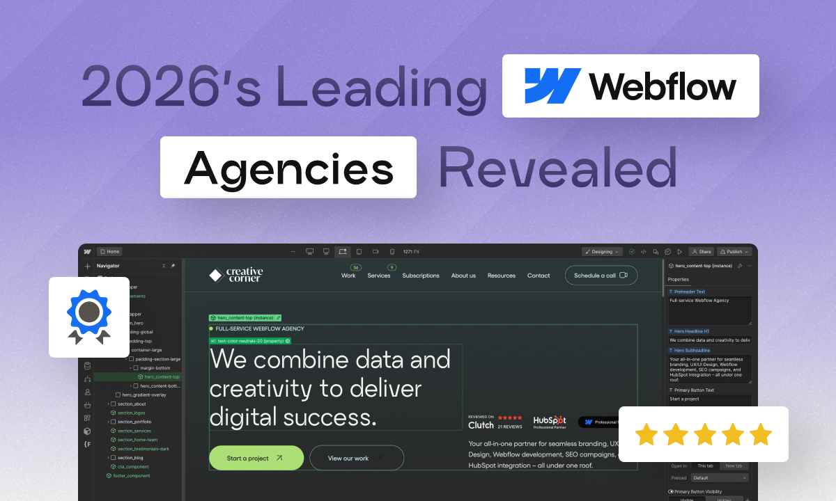 Best Webflow Agencies in 2026 Expert Reviews