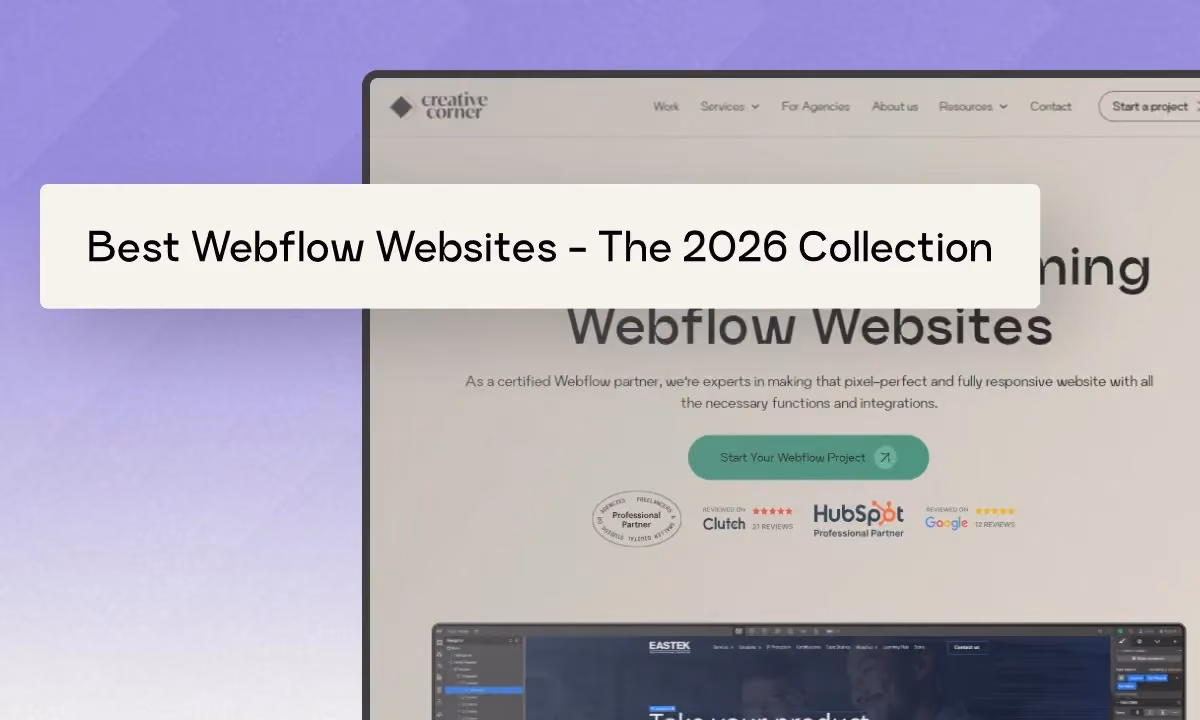 Custom Thumbnail of Webflow website examples