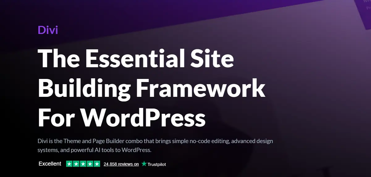 Webflow vs Divi: Wordpress Divi Preview