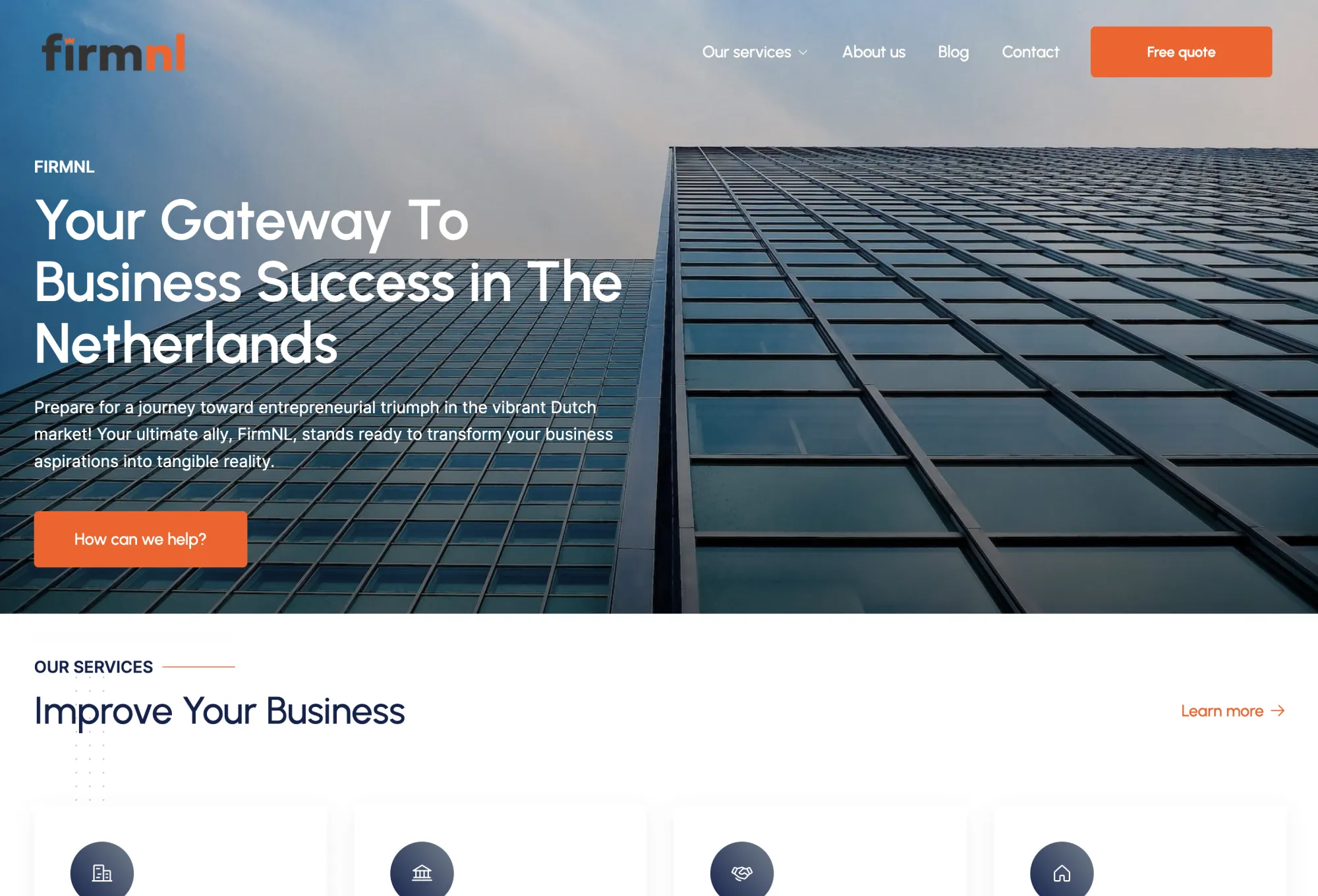 Image of the Website Before Redesign