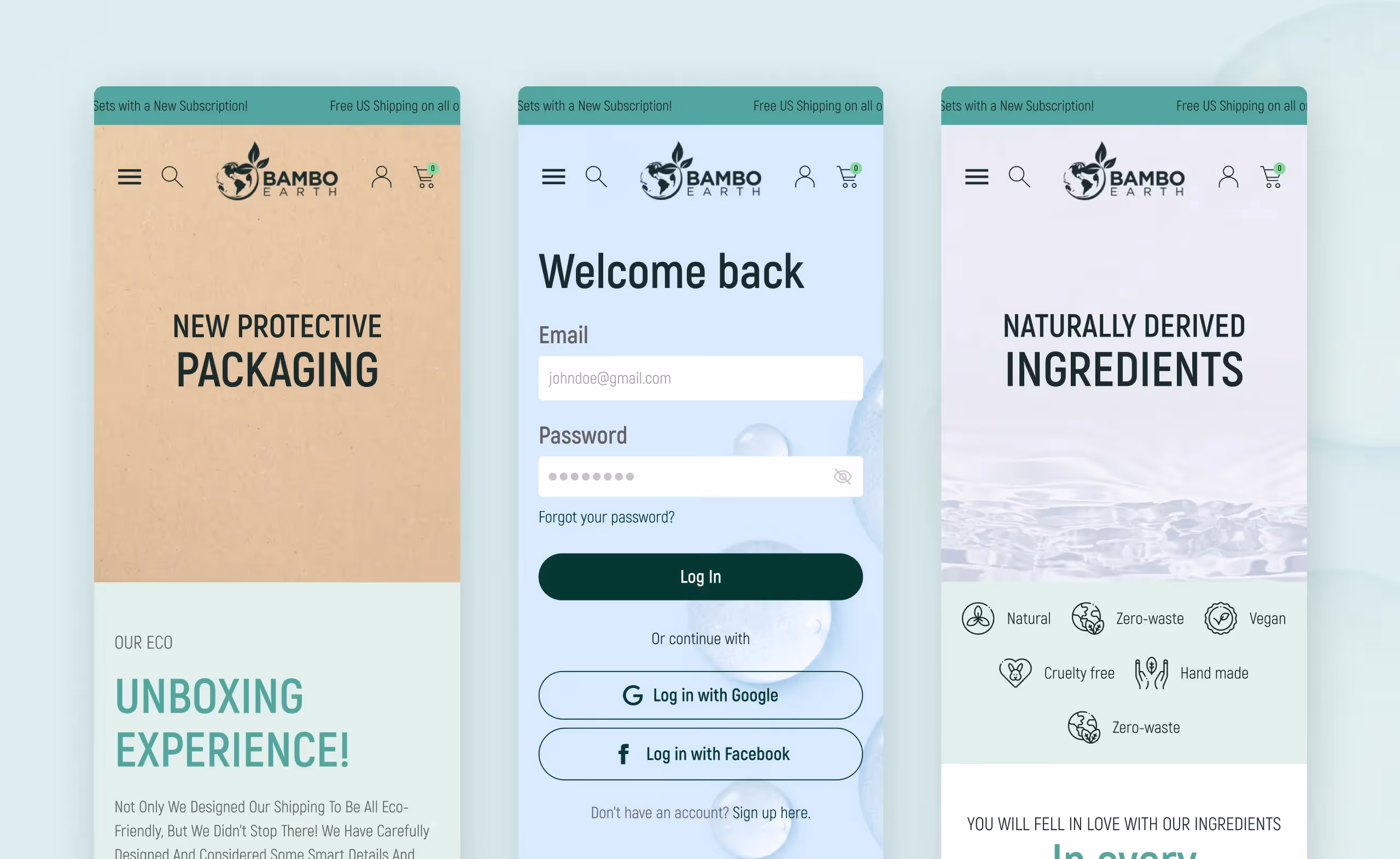 BamboEarth: Web Design