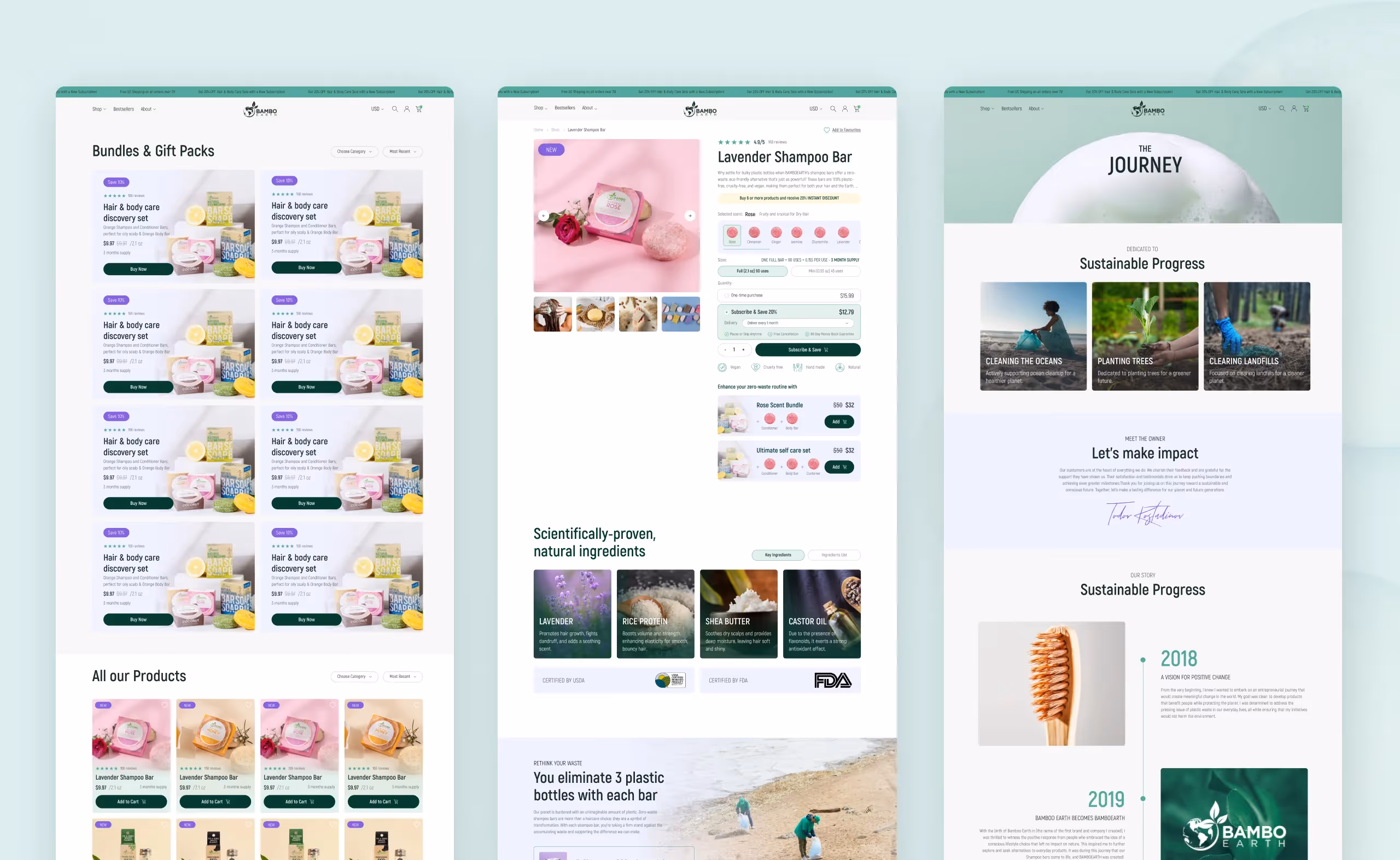 BamboEarth: Web Design