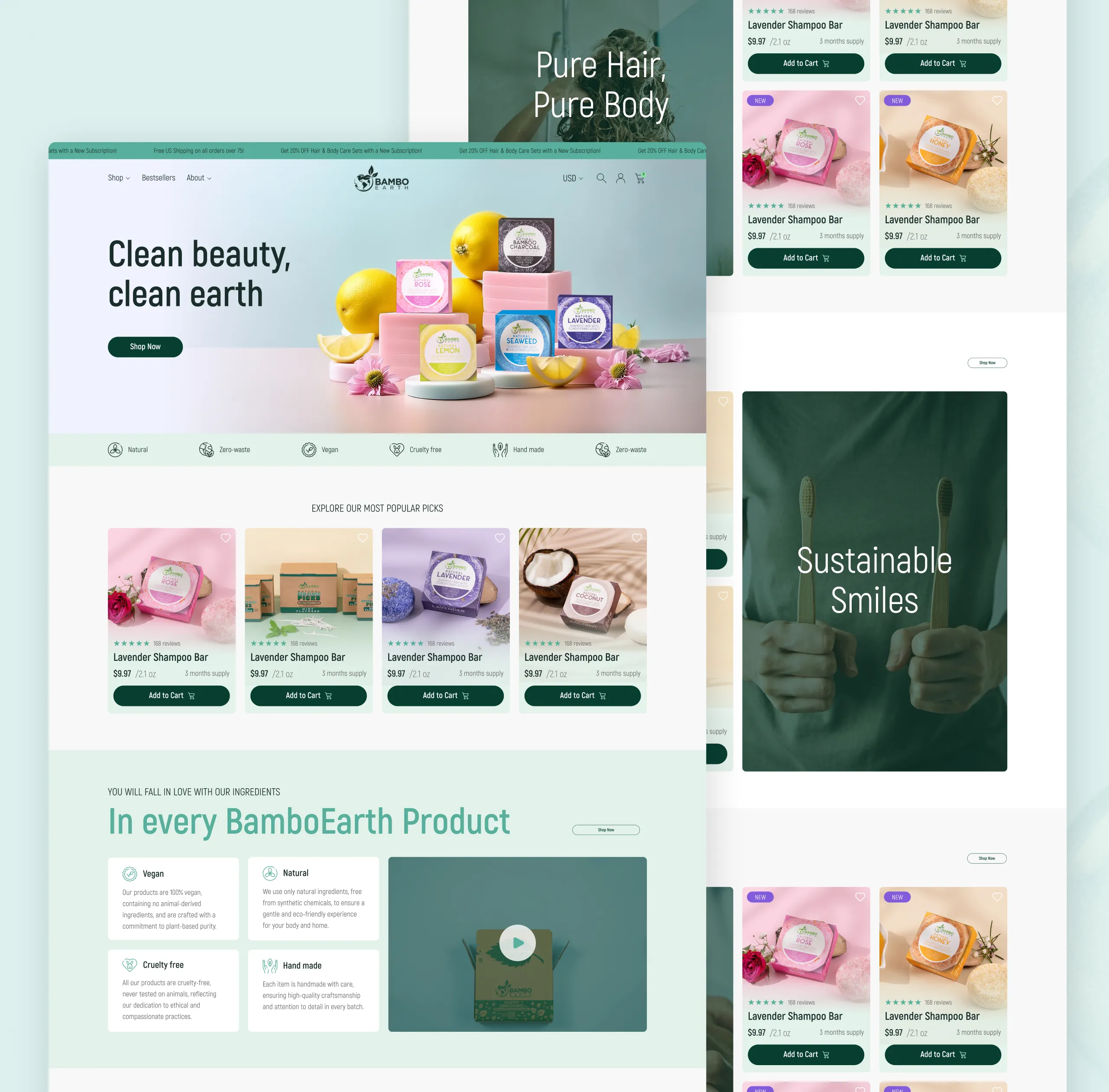 BamboEarth: Web Design