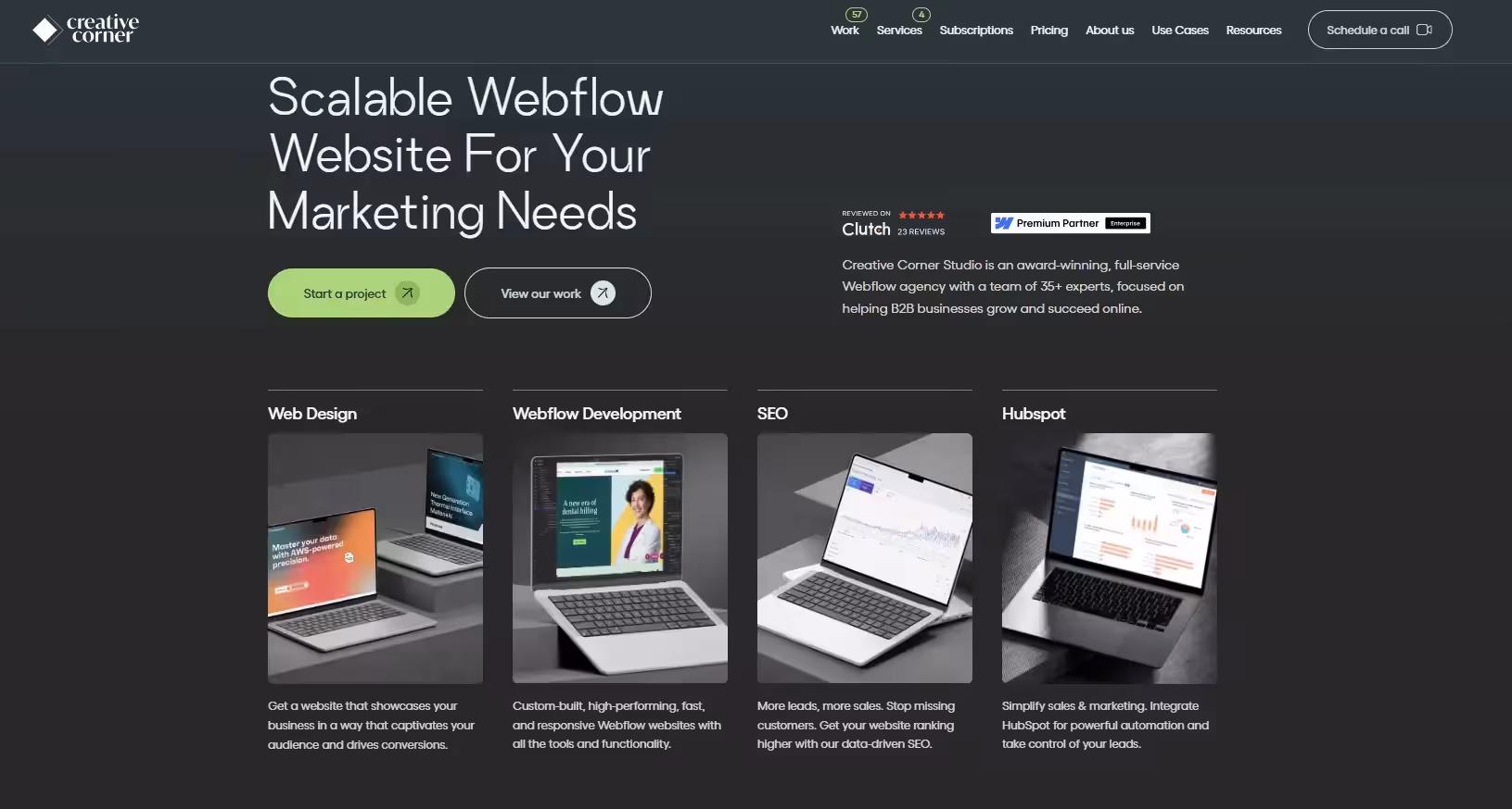 Best Webflow SEO Agency - Creative Corner Studio