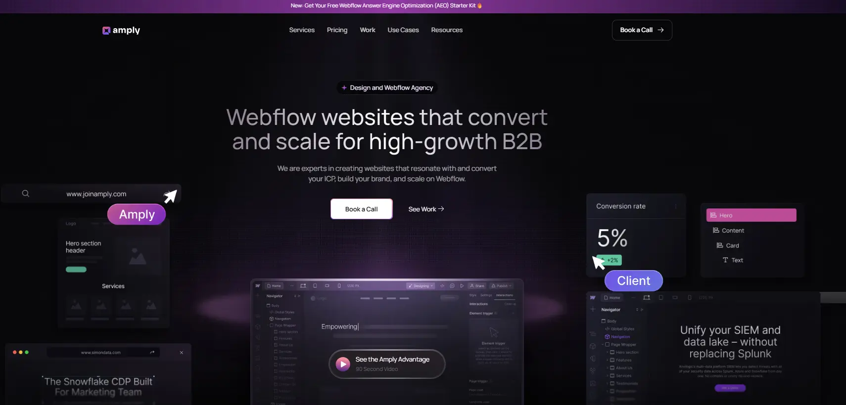 Webflow SEO Agency - Amply