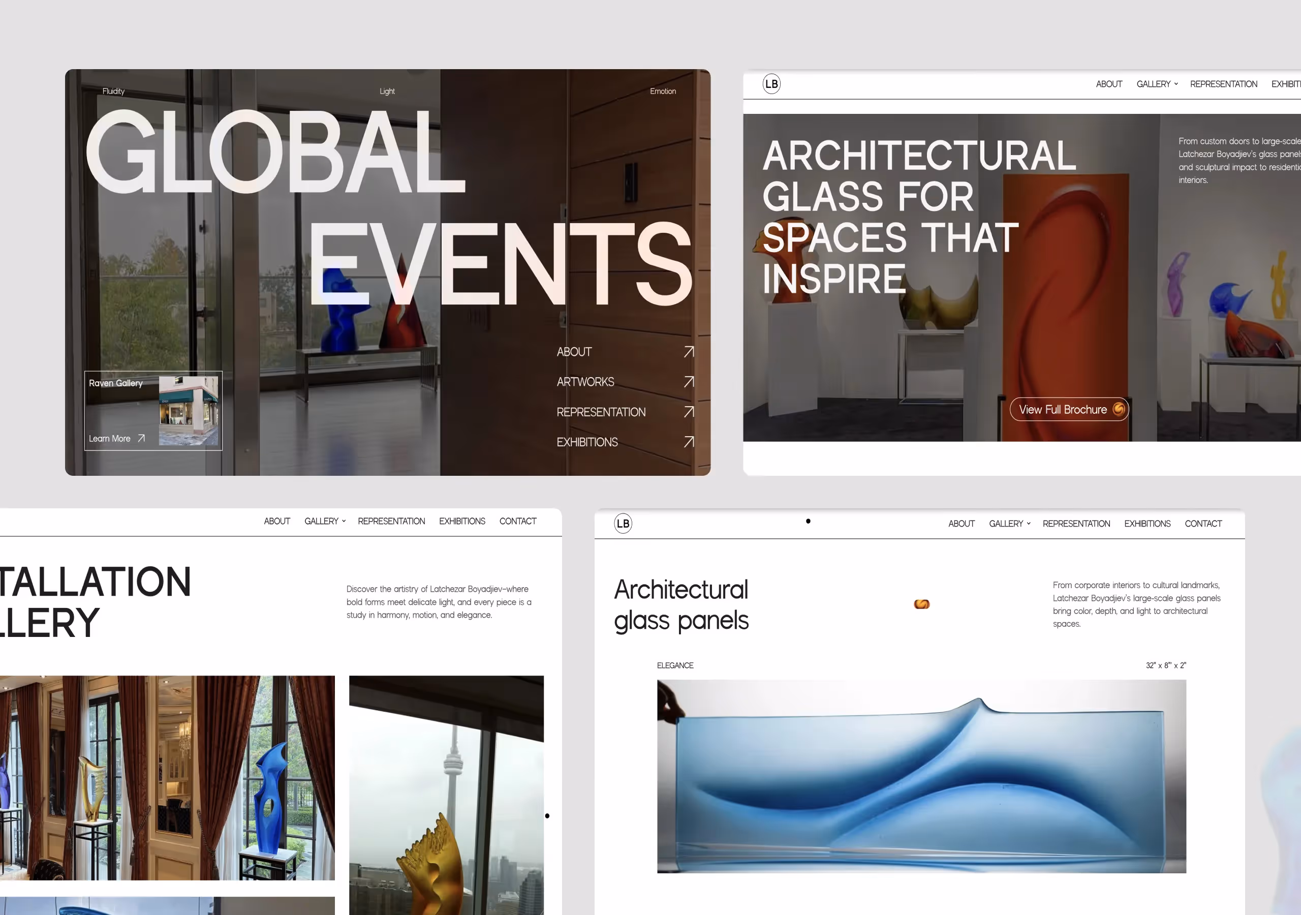 Latchezar Boyadjiev Web Design Mockup