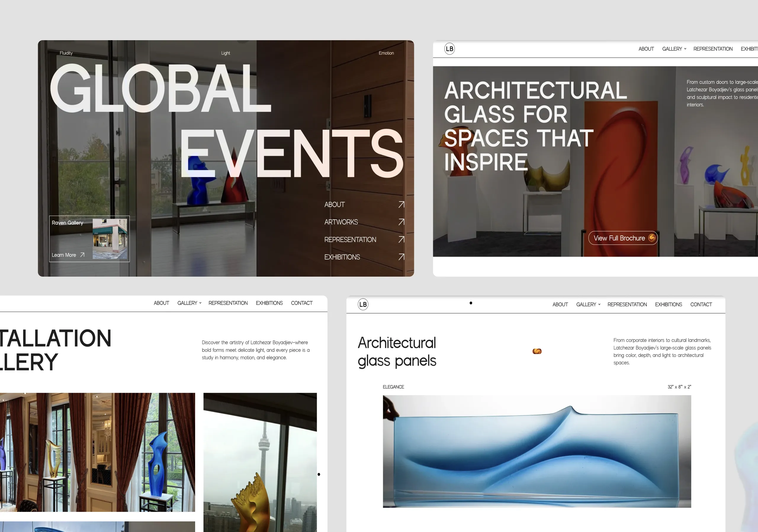 Latchezar Boyadjiev Web Design Mockup