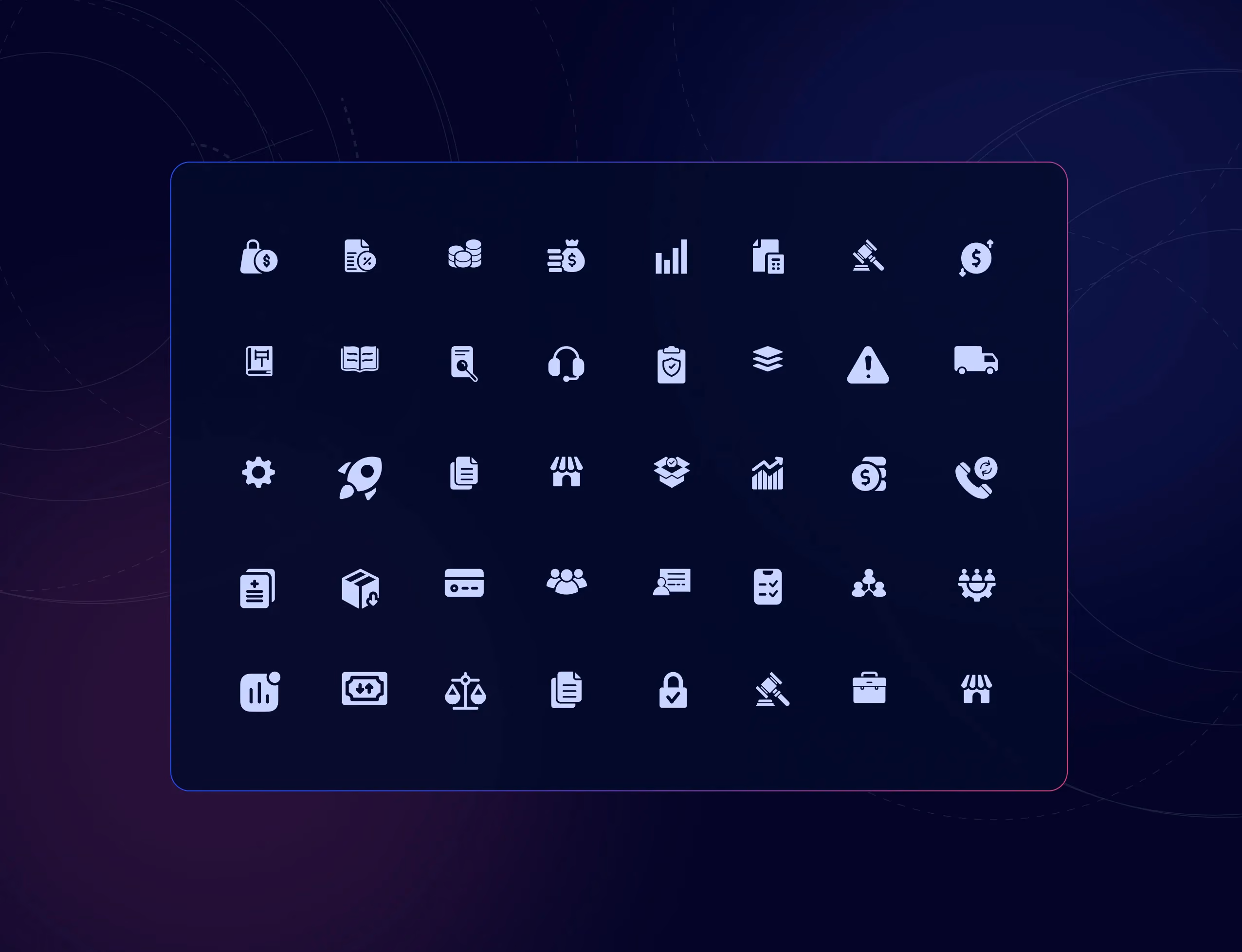 Filuet Branding: Icon Set