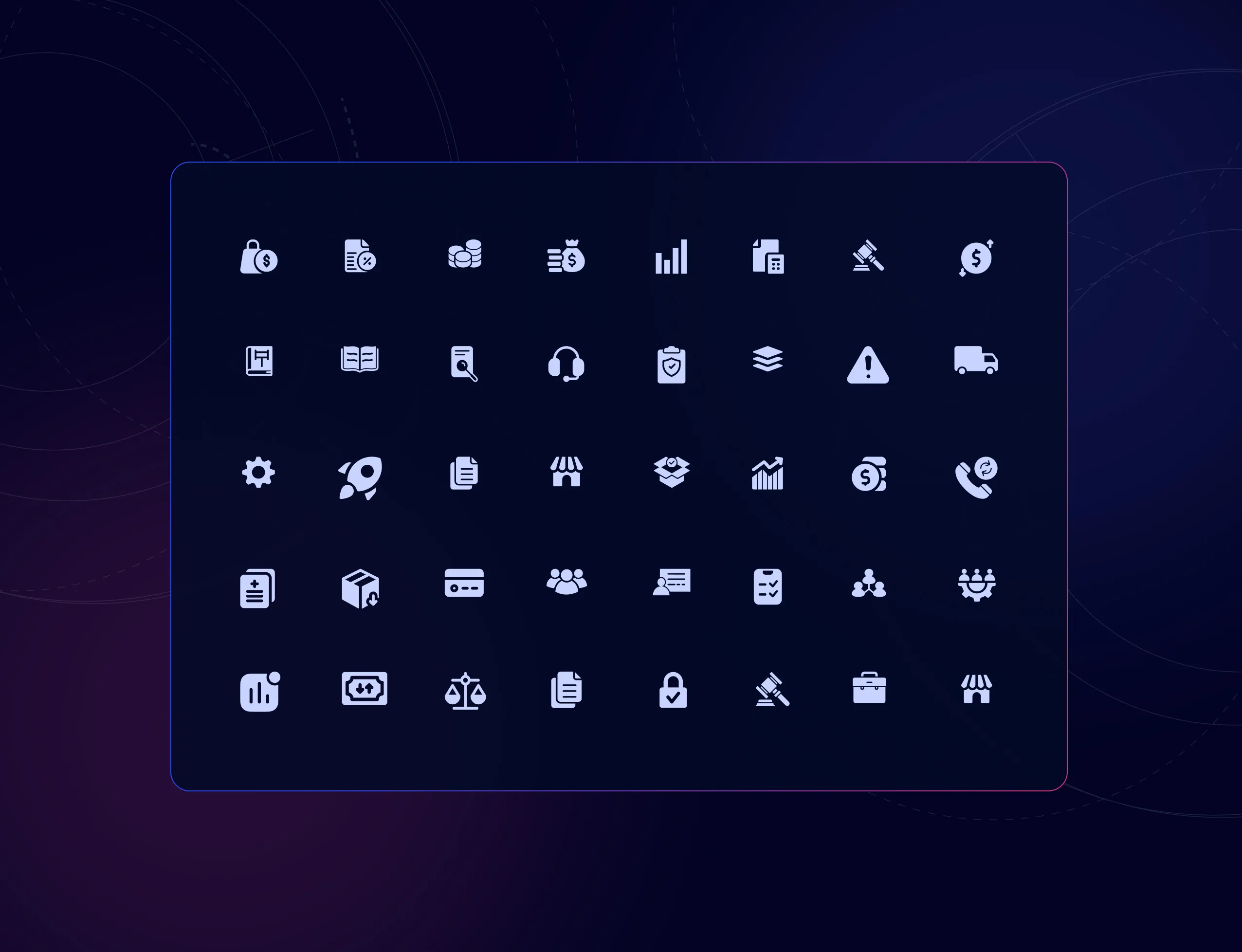 Filuet Branding: Icon Set