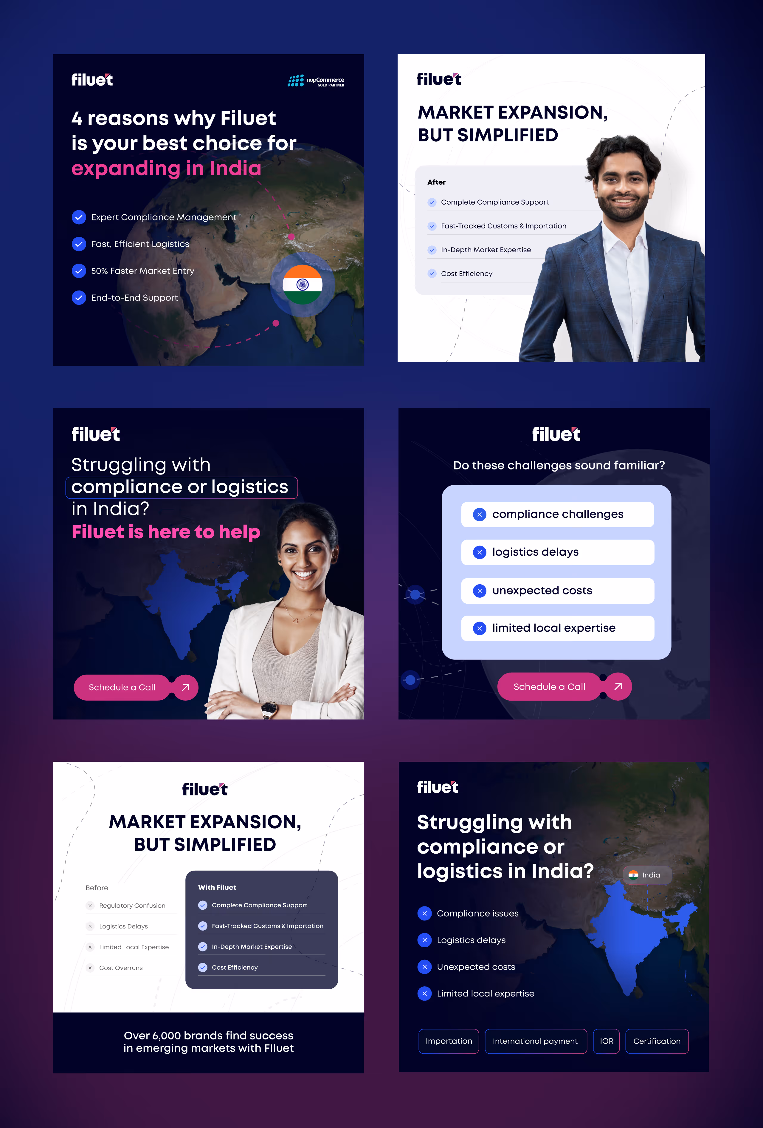 Filuet Social Media Banners
