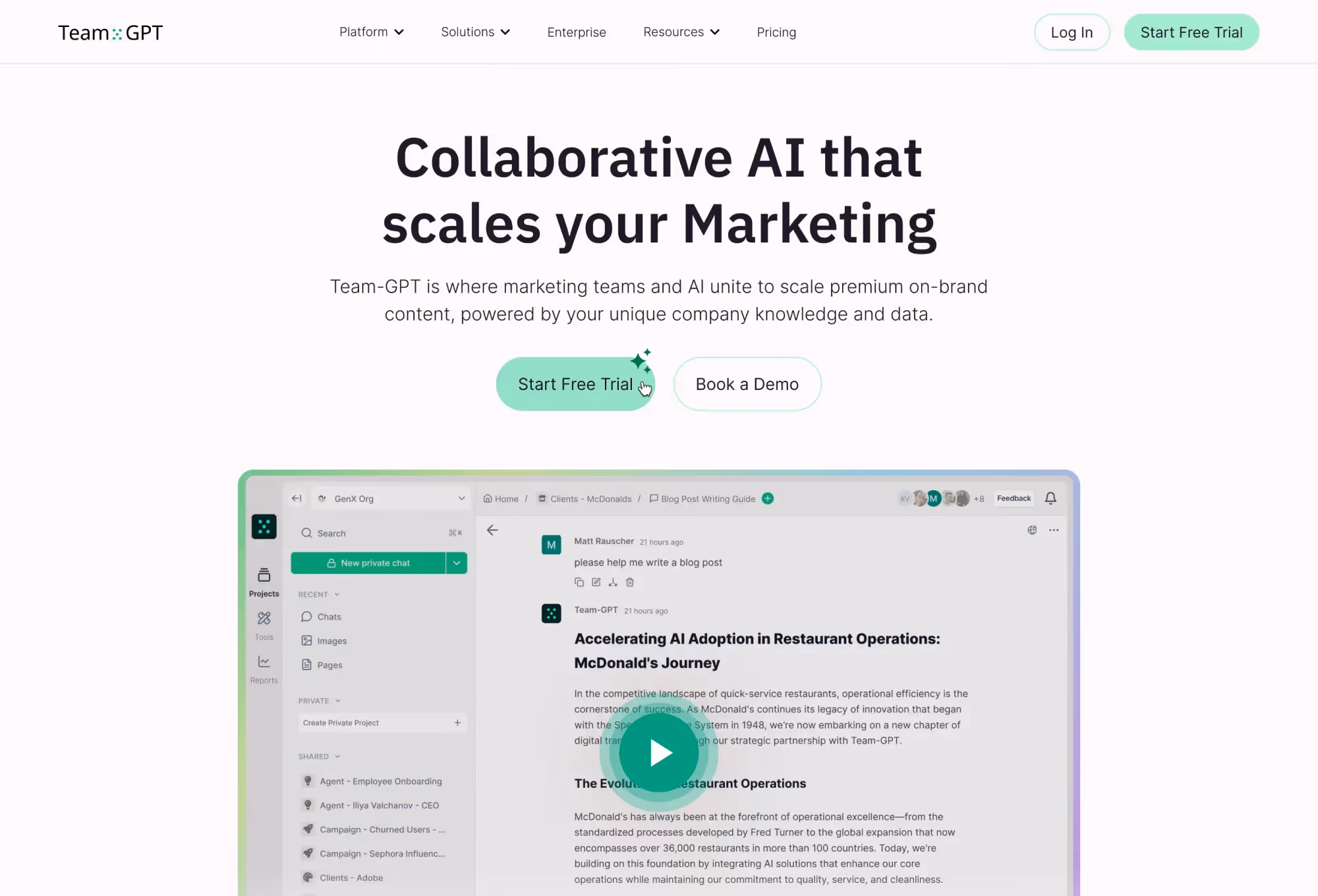 Image of the Website Before Redesign