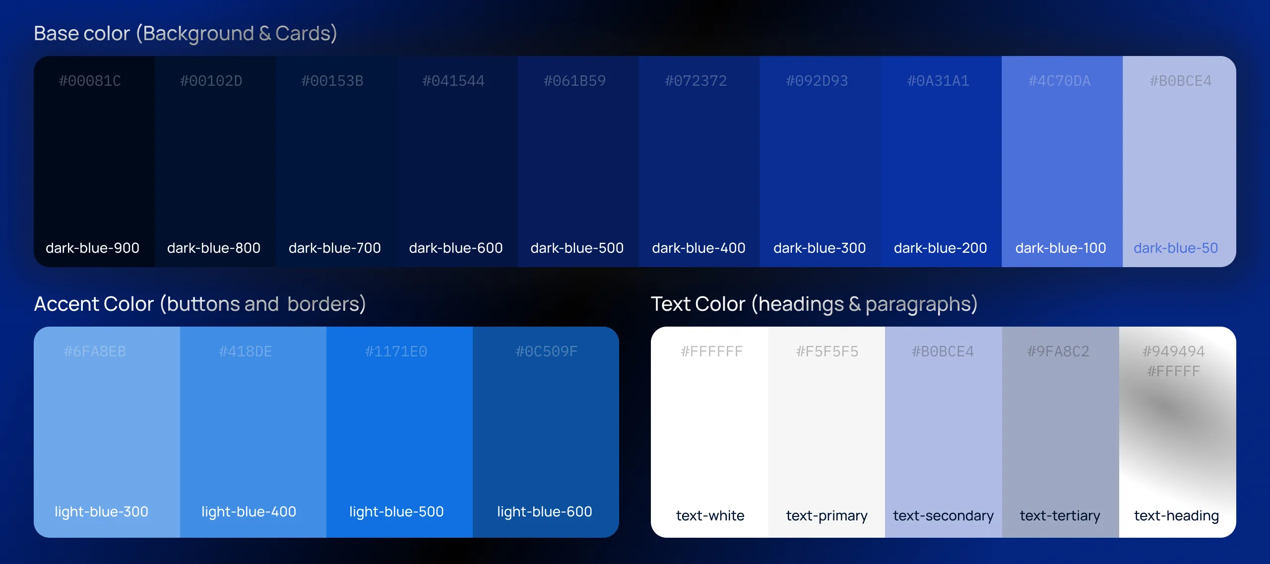 FCS Capital Markets: Color Palette