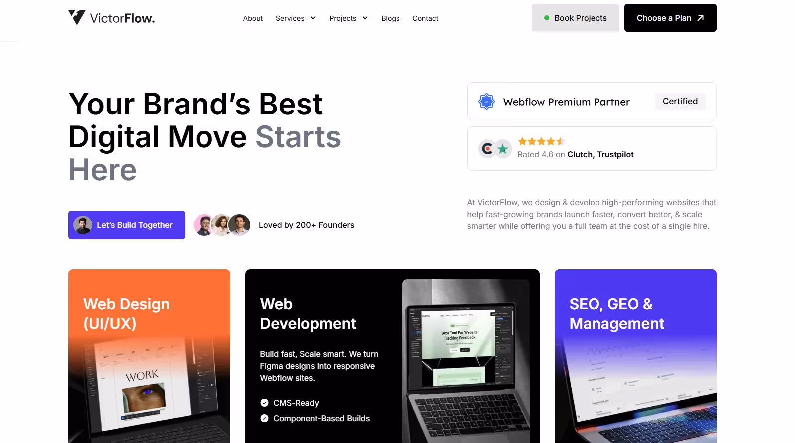 Victor Flow Webflow Agency