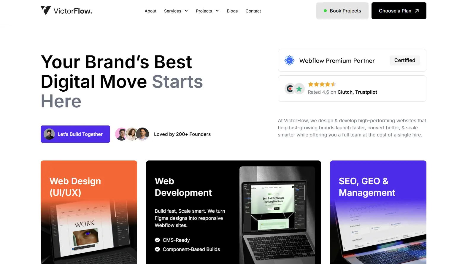 Victor Flow Webflow Agency