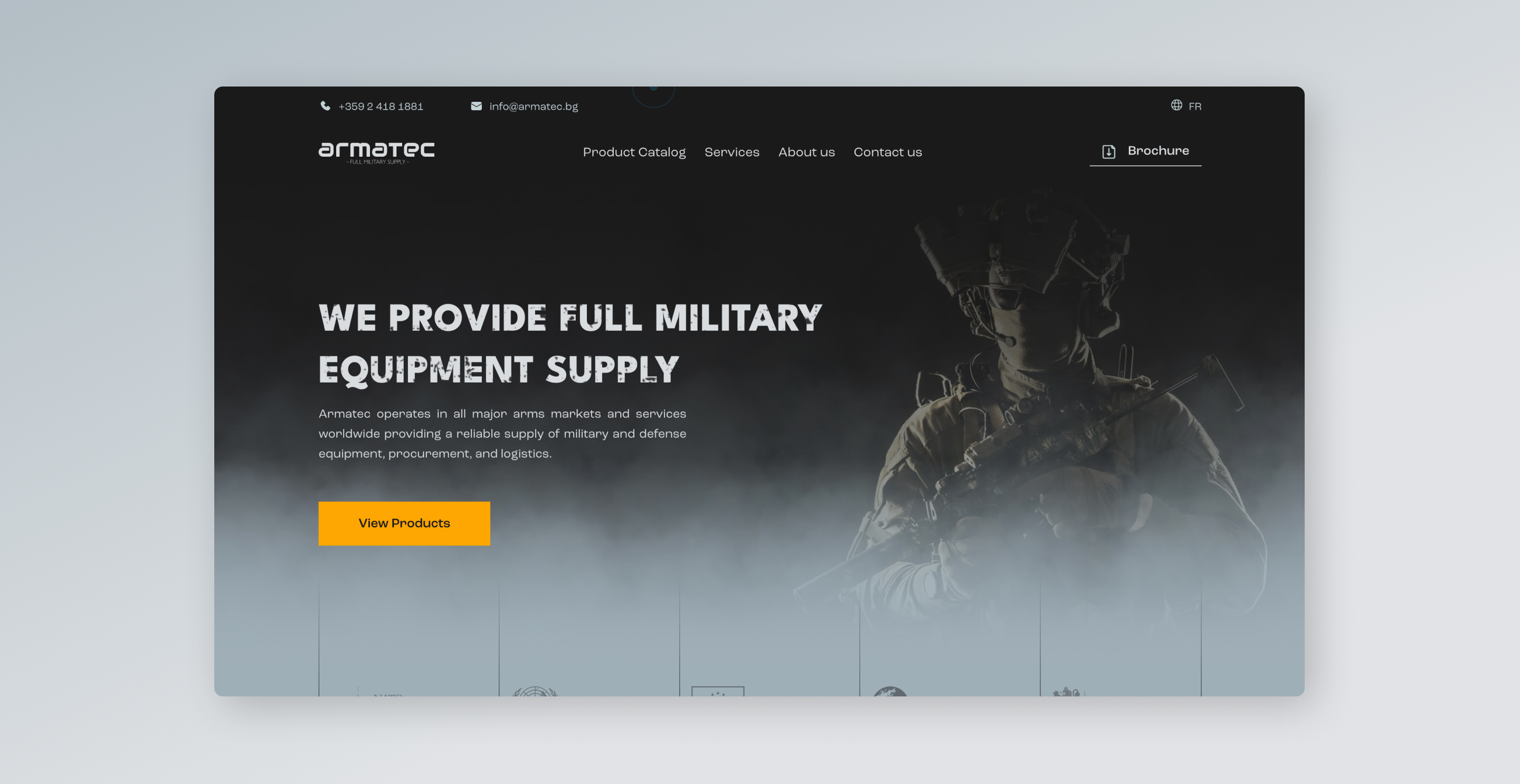 Armatec hero screenshot