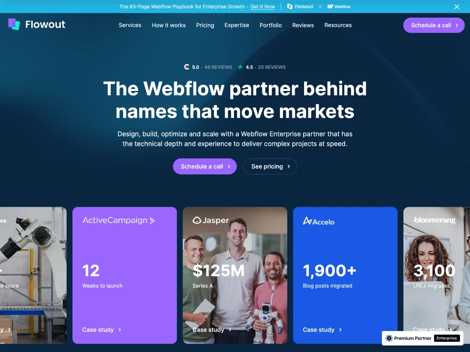 Webflow Agency - Flowout