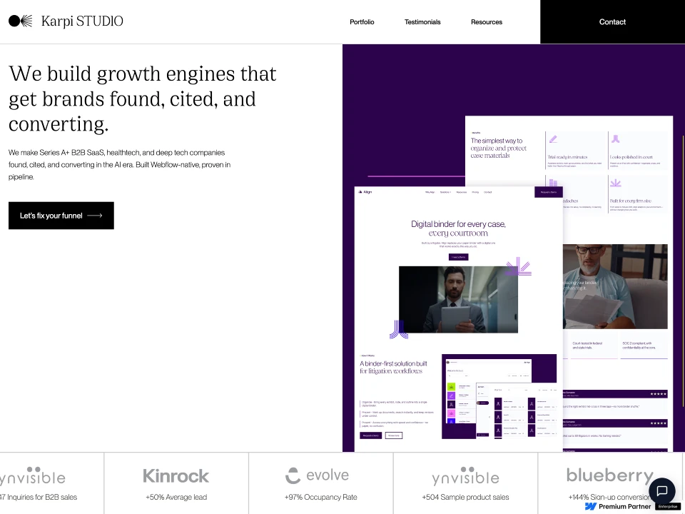 Webflow AEO/GEO Agency - Karpi Studio