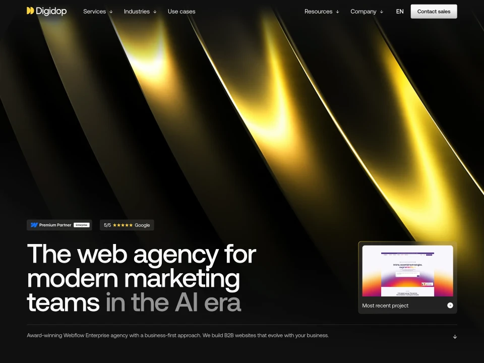 Webflow AEO/GEO Agency - Digidop