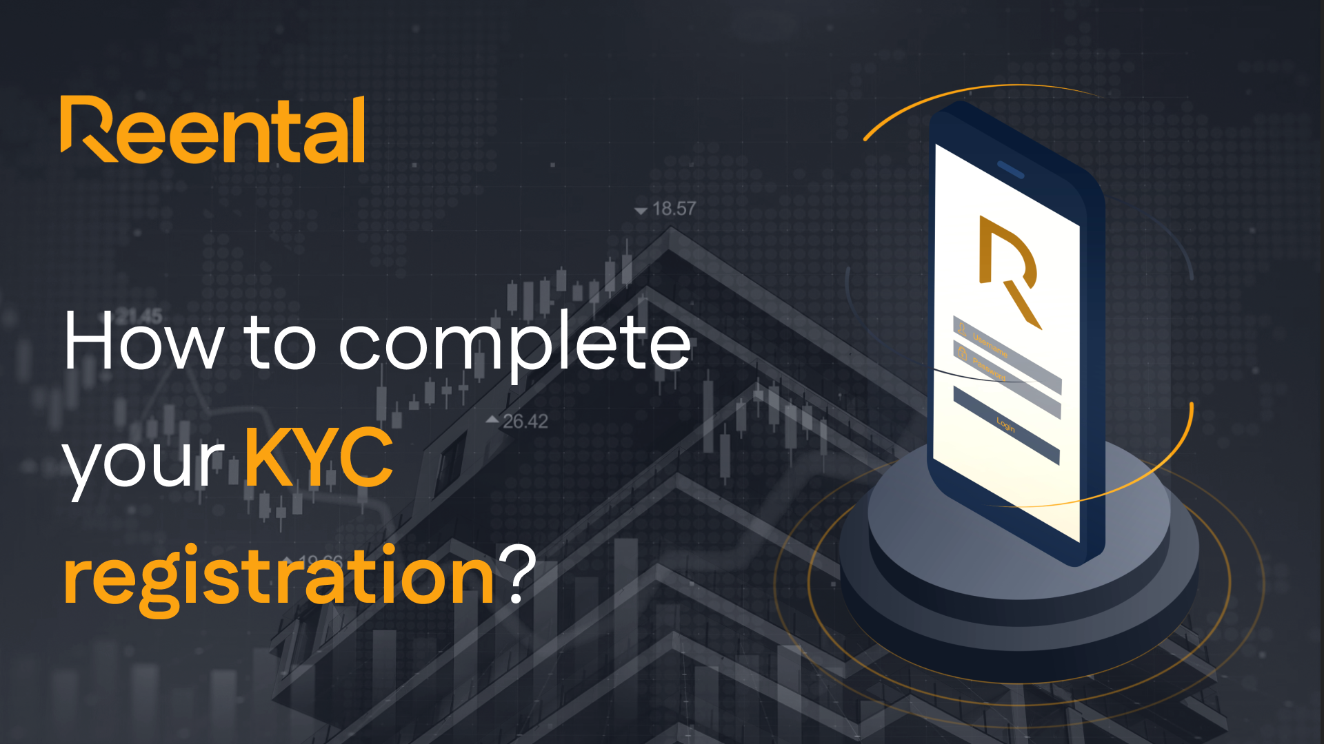 Pantalla de aplicación Reental que muestra registro de verificación de identidad KYC