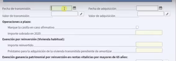 fecha de trasmisión y transcripción