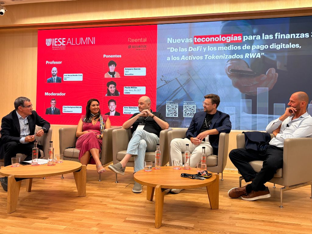 Reental, Securitize, and CNMV Discuss RWA at IESE Business School