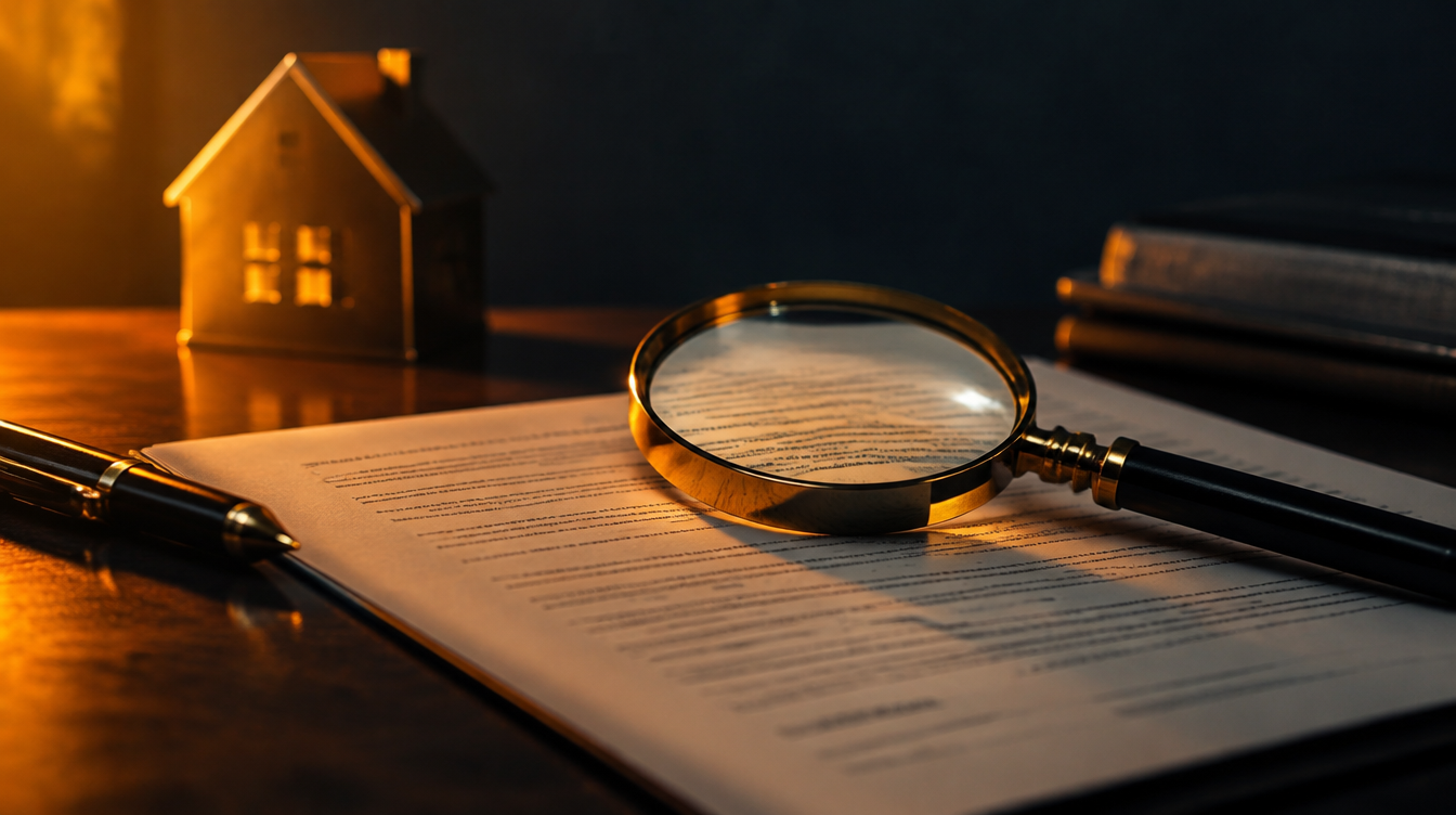 Documento de escritura hipotecaria junto a una maqueta de vivienda y un mazo de juez, simbolizando la deuda hipotecaria impagada
