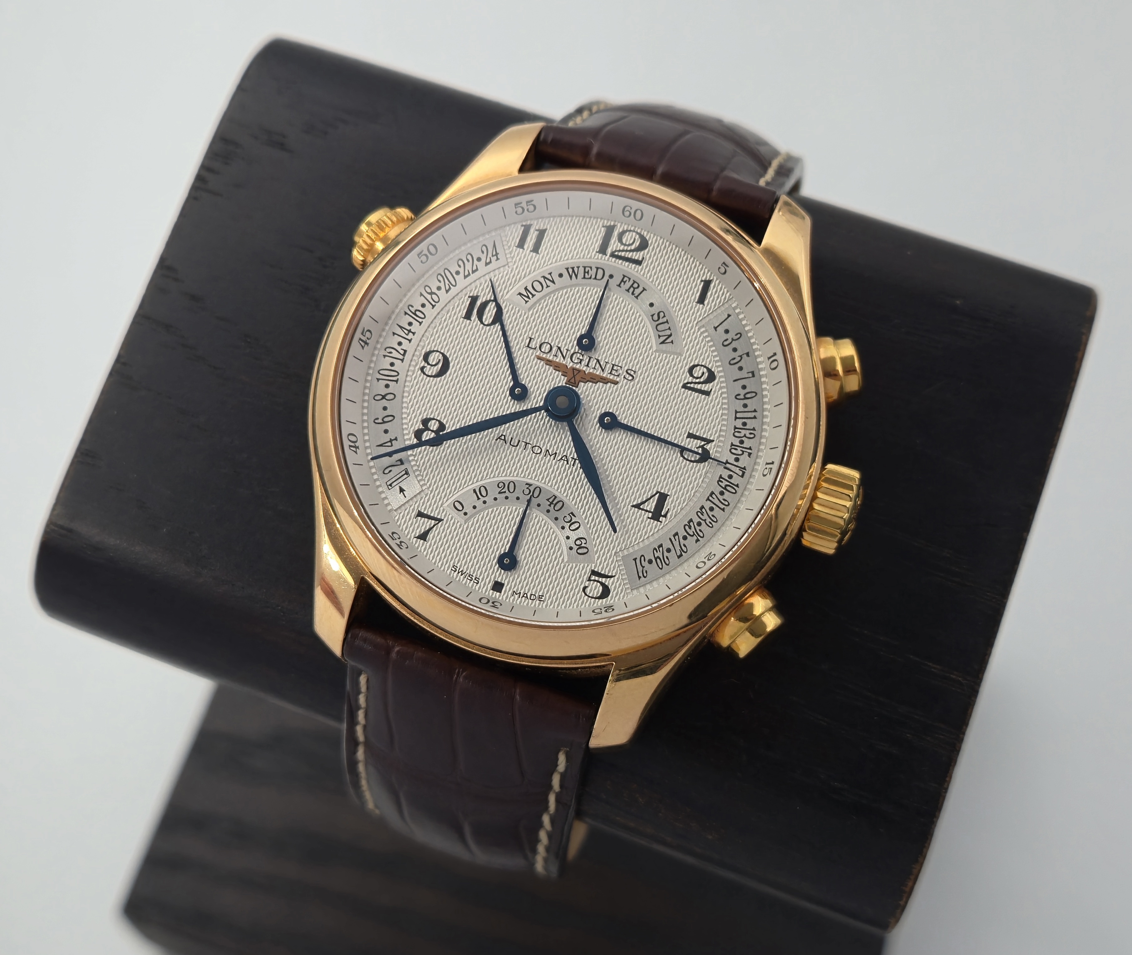 Longines Master Collection Retrograde 44mm 18k Gold (08/2016)